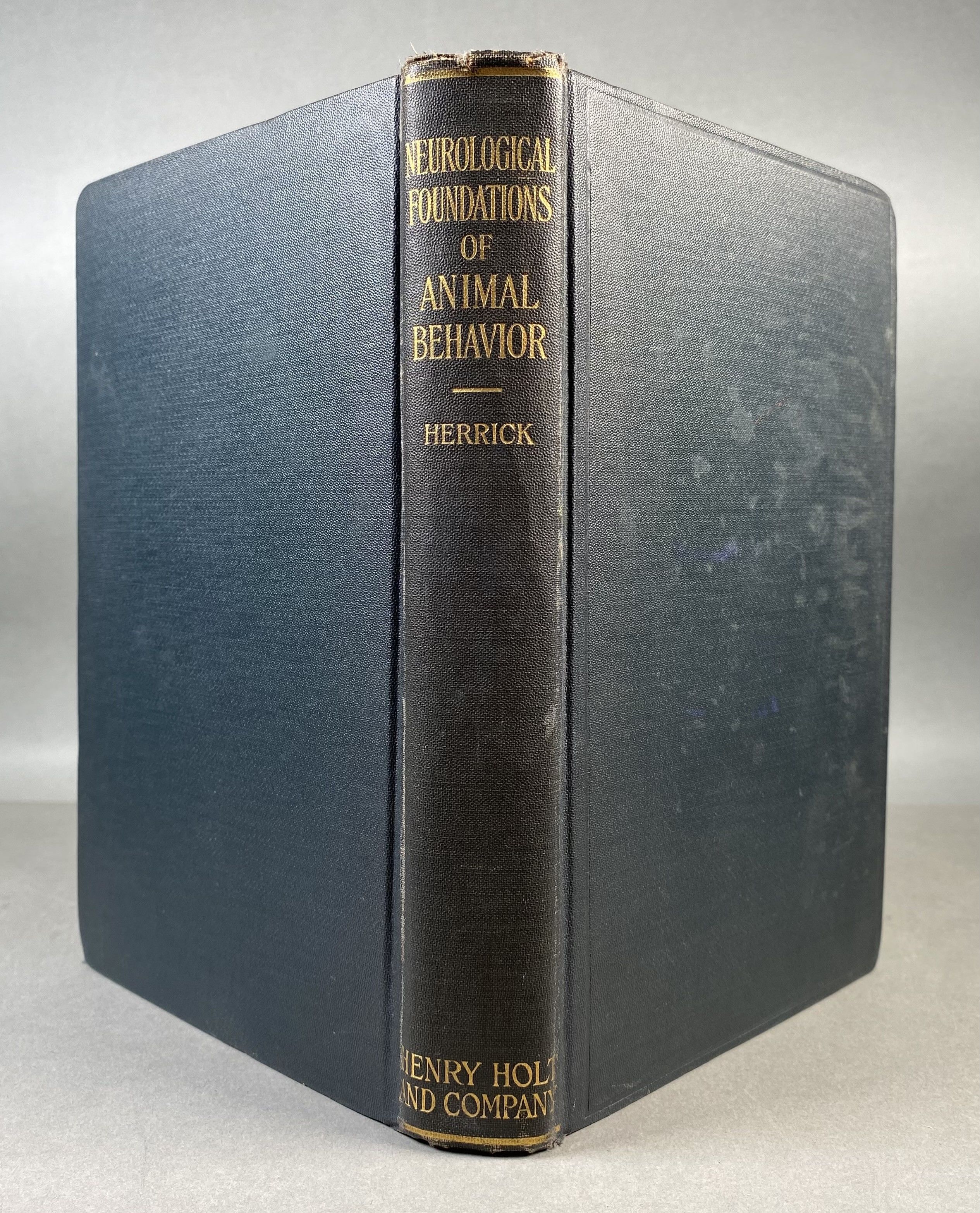Neurological Foundations of Animal Behavior [Signed]