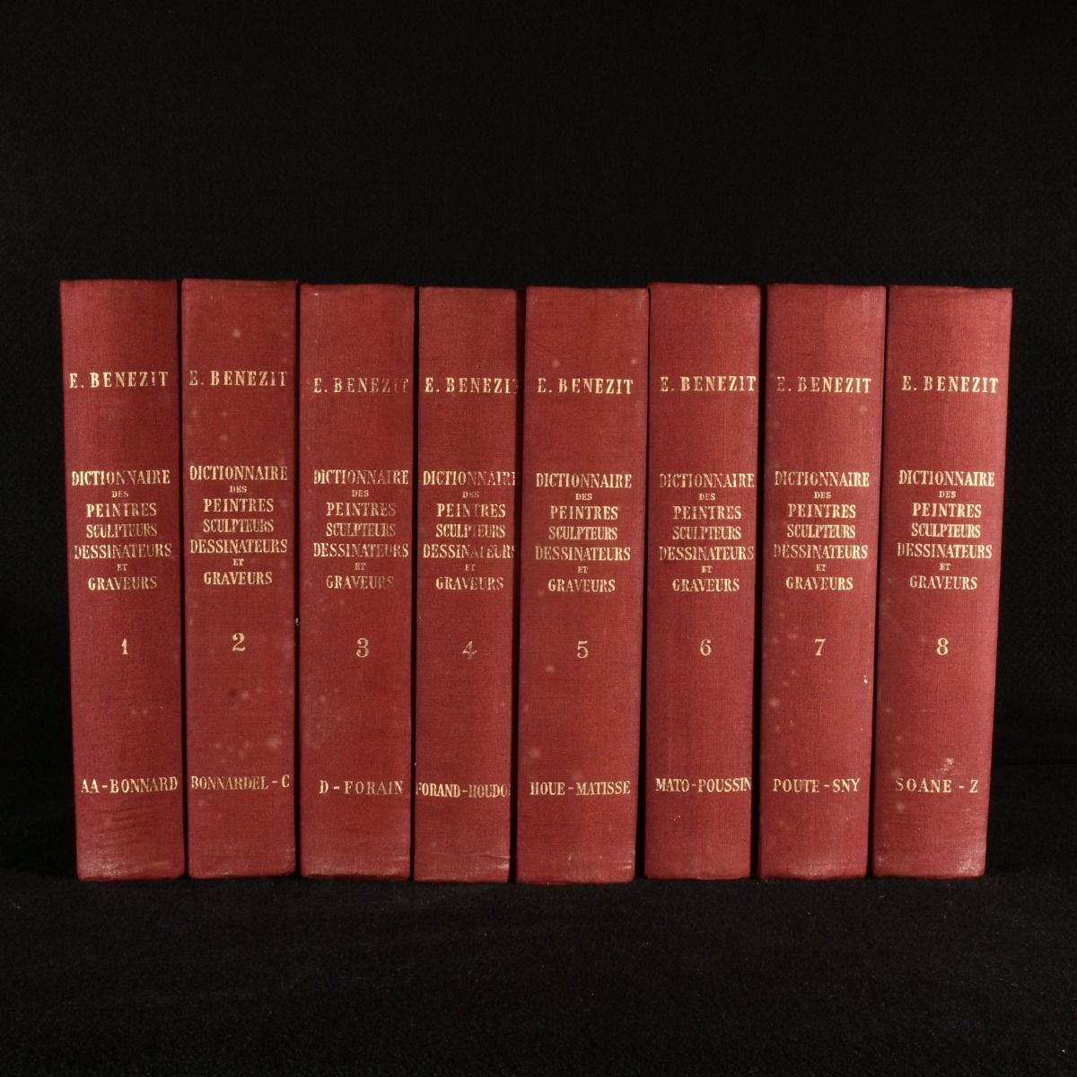 E Bénézit [ed.] - Dictionnaire Des Peintre, Sculpteurs, Dessinateurs Et Graveurs de Tous le Temps Et de Tous Les Pays Par Un Groupe D&Apos;Crivains SpCialistes FranAis Et Trangers