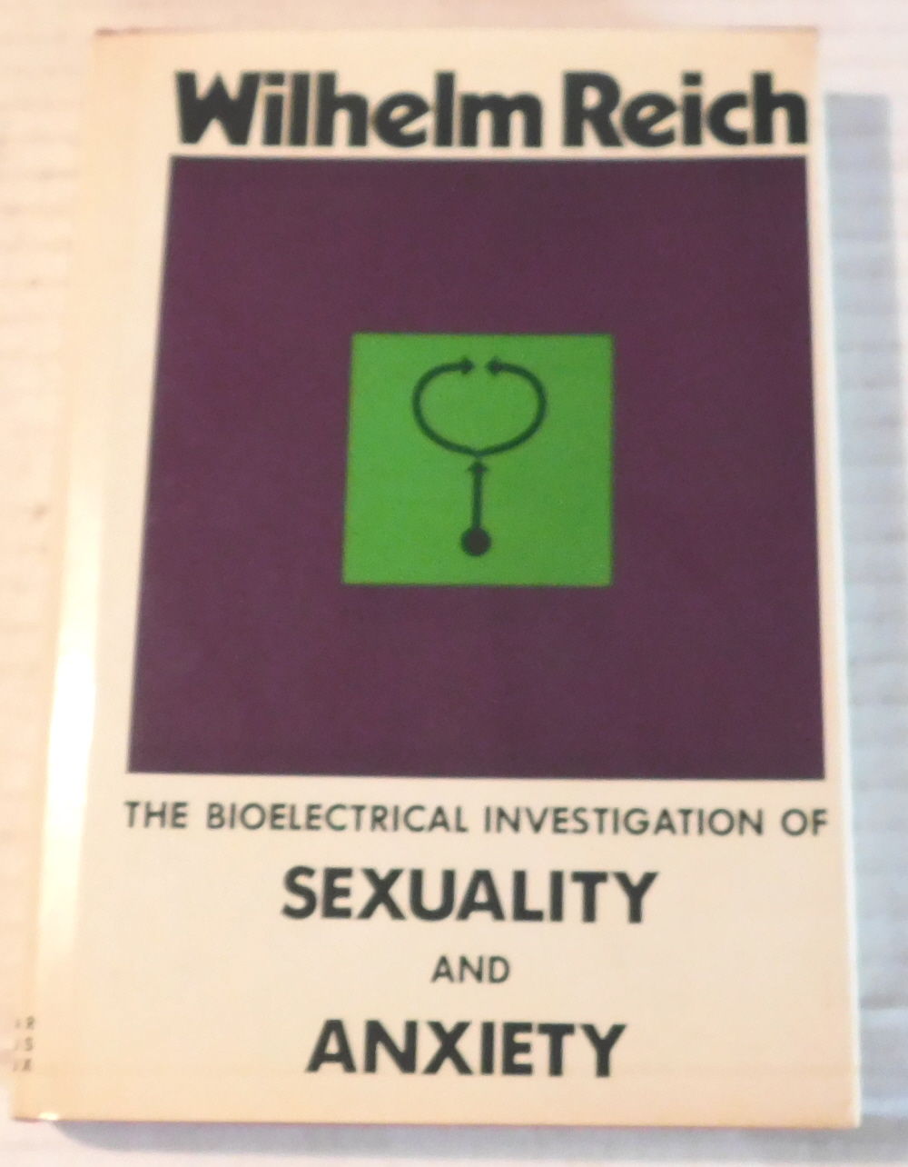 THE BIOELECTRICAL INVESTIGATION OF SEXUALITY AND ANXIETY. Translated from the German by Marion Faber, with Derek and Inge Jordan. Edited by Mary Higgins and Chester M. Raphael, M.D.
