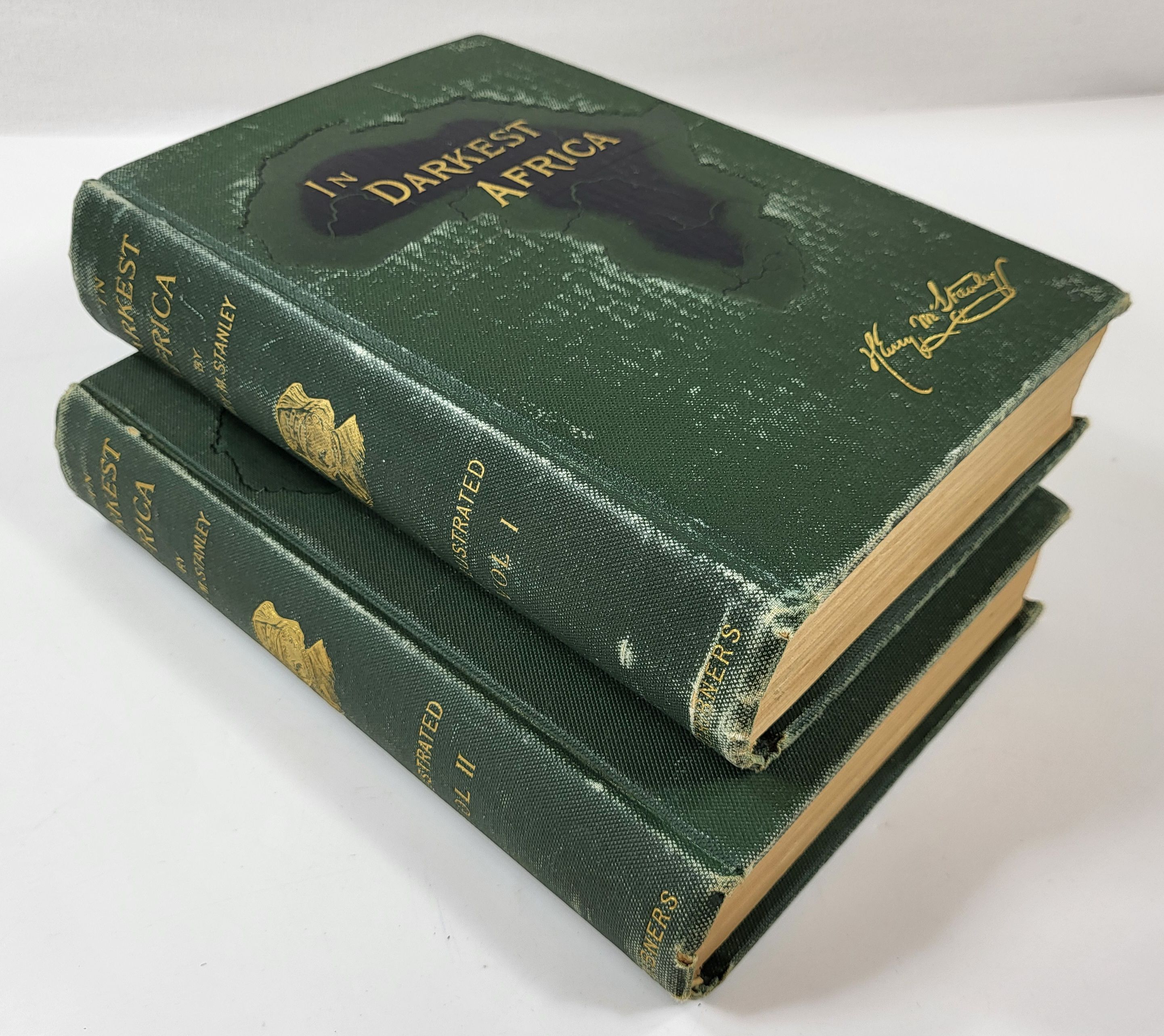 In Darkest Africa: or the Quest, Rescue, and Retreat of Emin, Governor of Equatoria. Int Two Volumes