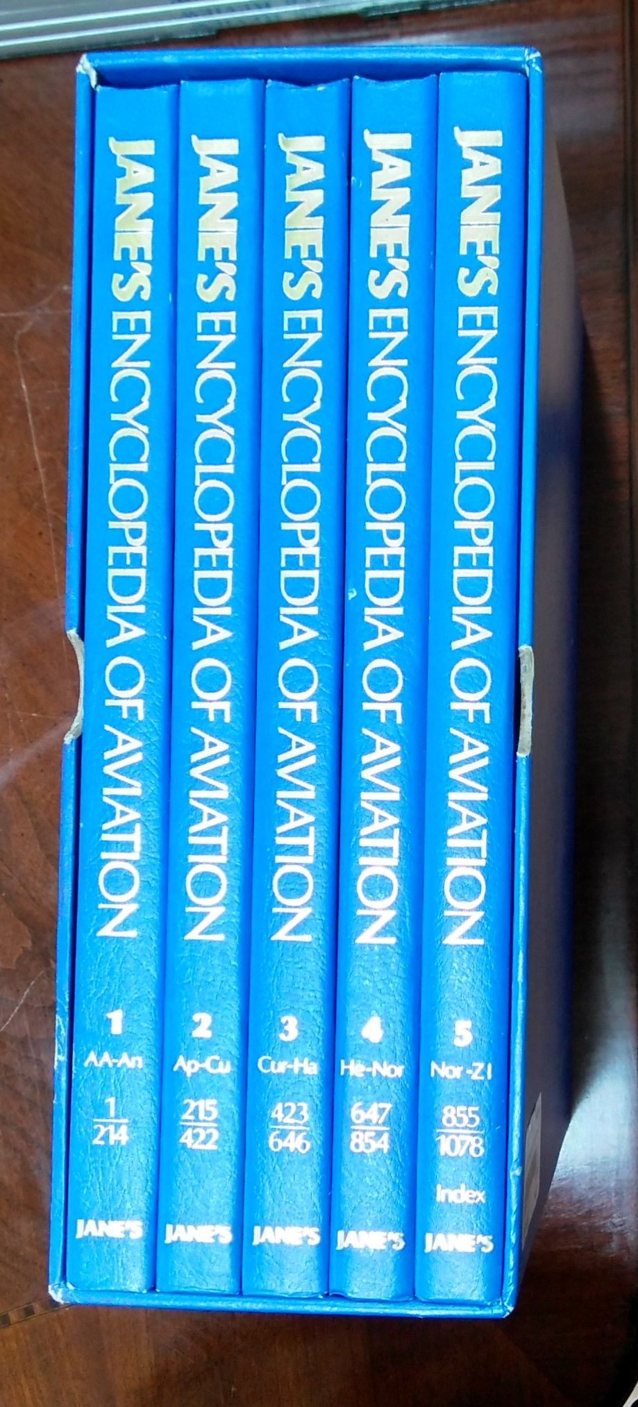 Jane s Encyclopedia Of Aviation 5 volume Set In Slipcase