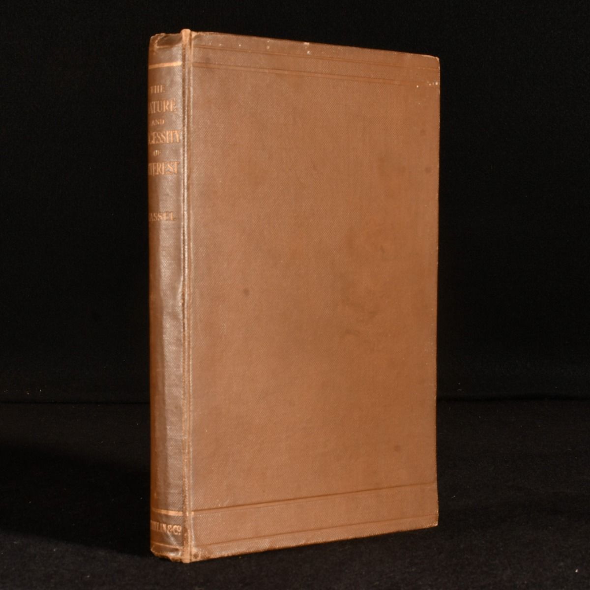 Gustav Cassel - The Nature and Necessity of Interest
