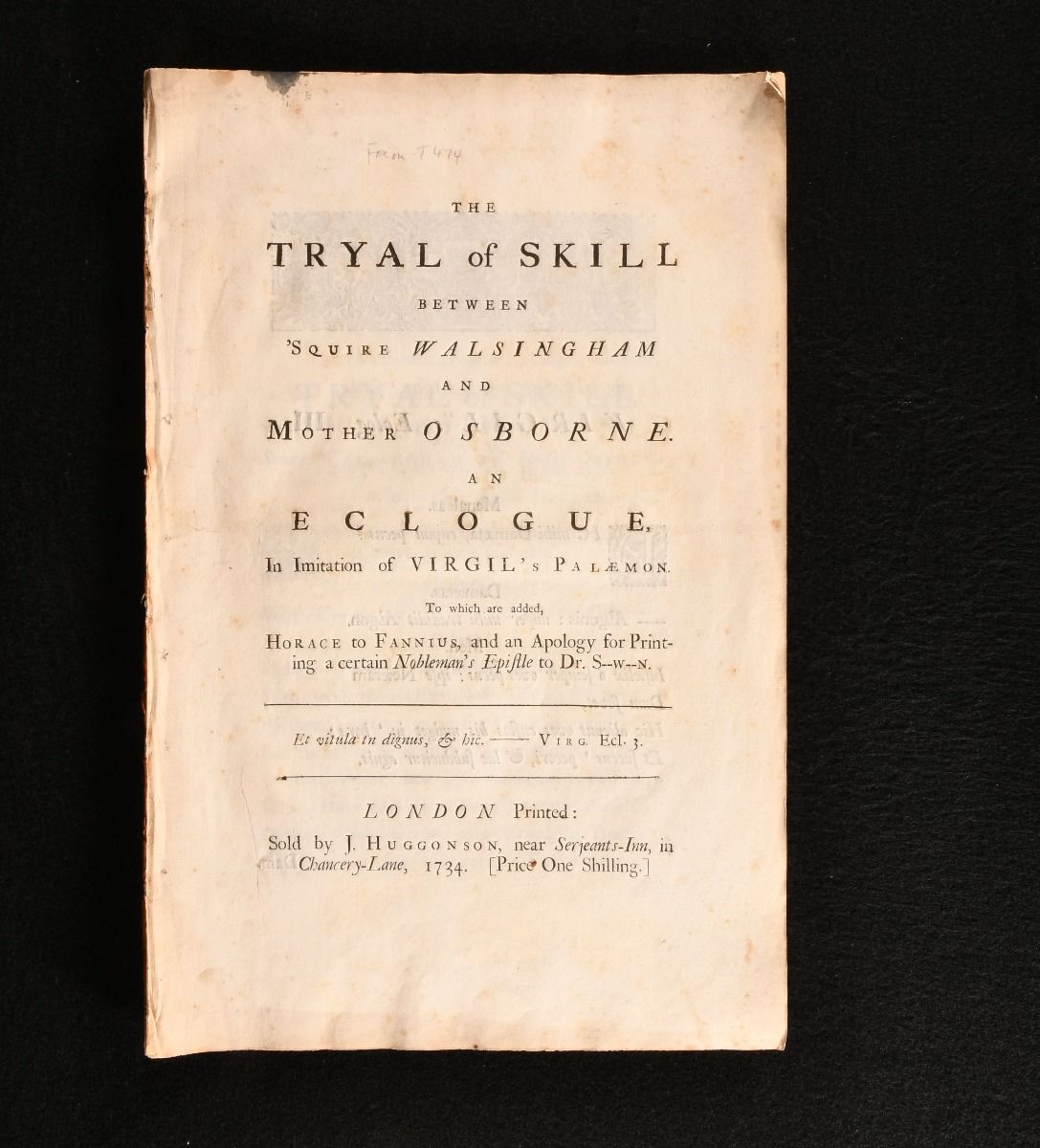 Anon - The Tryal of Skill between Squire Walsingham and Mother Osborne