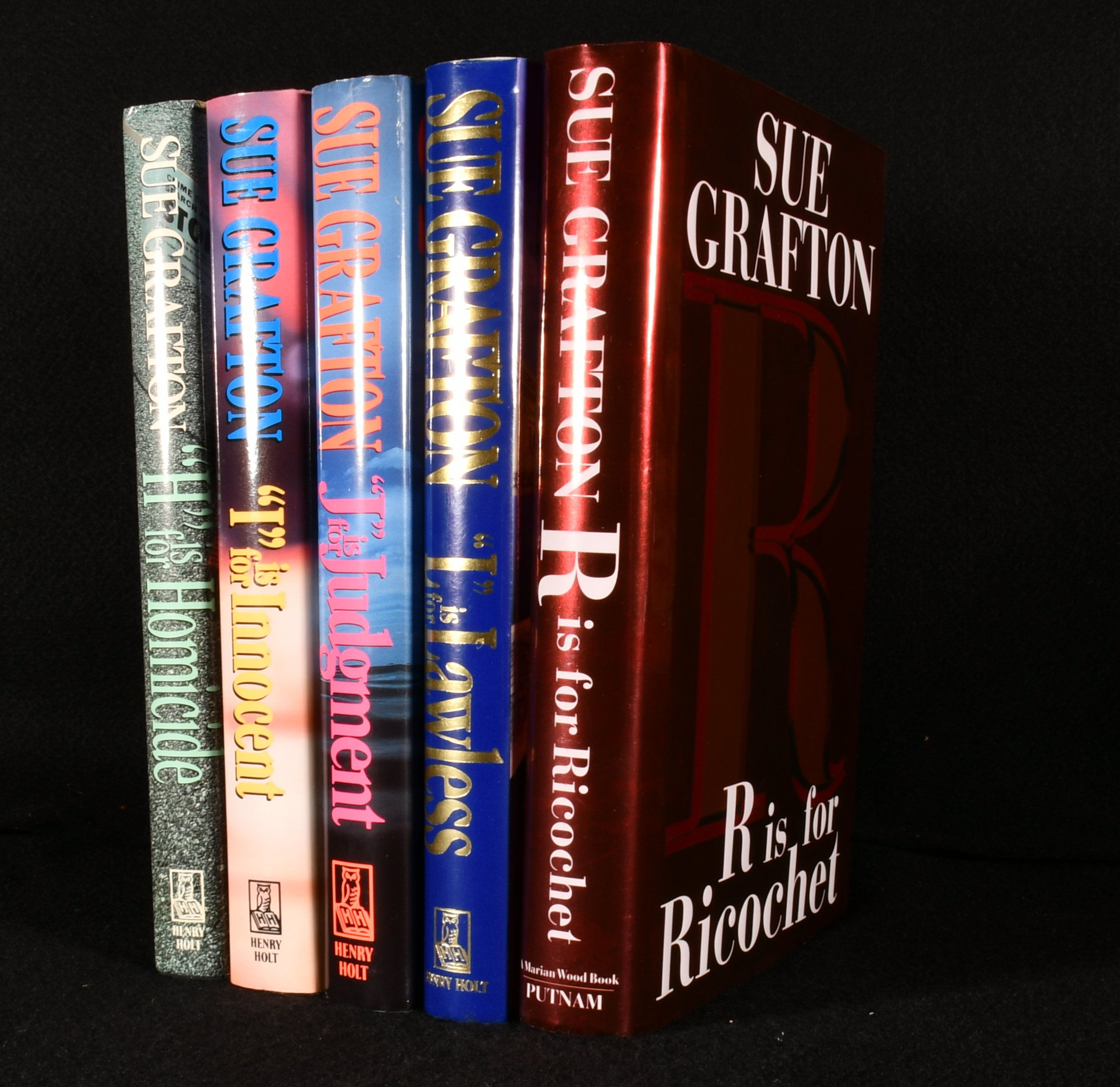 Sue Grafton - H Is for Homicide I Is for Innocent J Is for Judgment L Is for Lawless R Is for Ricochet