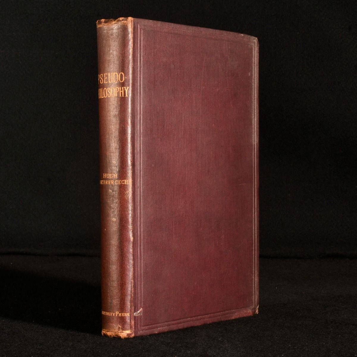 Hugh Mortimer Cecil - Pseudo-Philosophy at the End of the Nineteenth Century