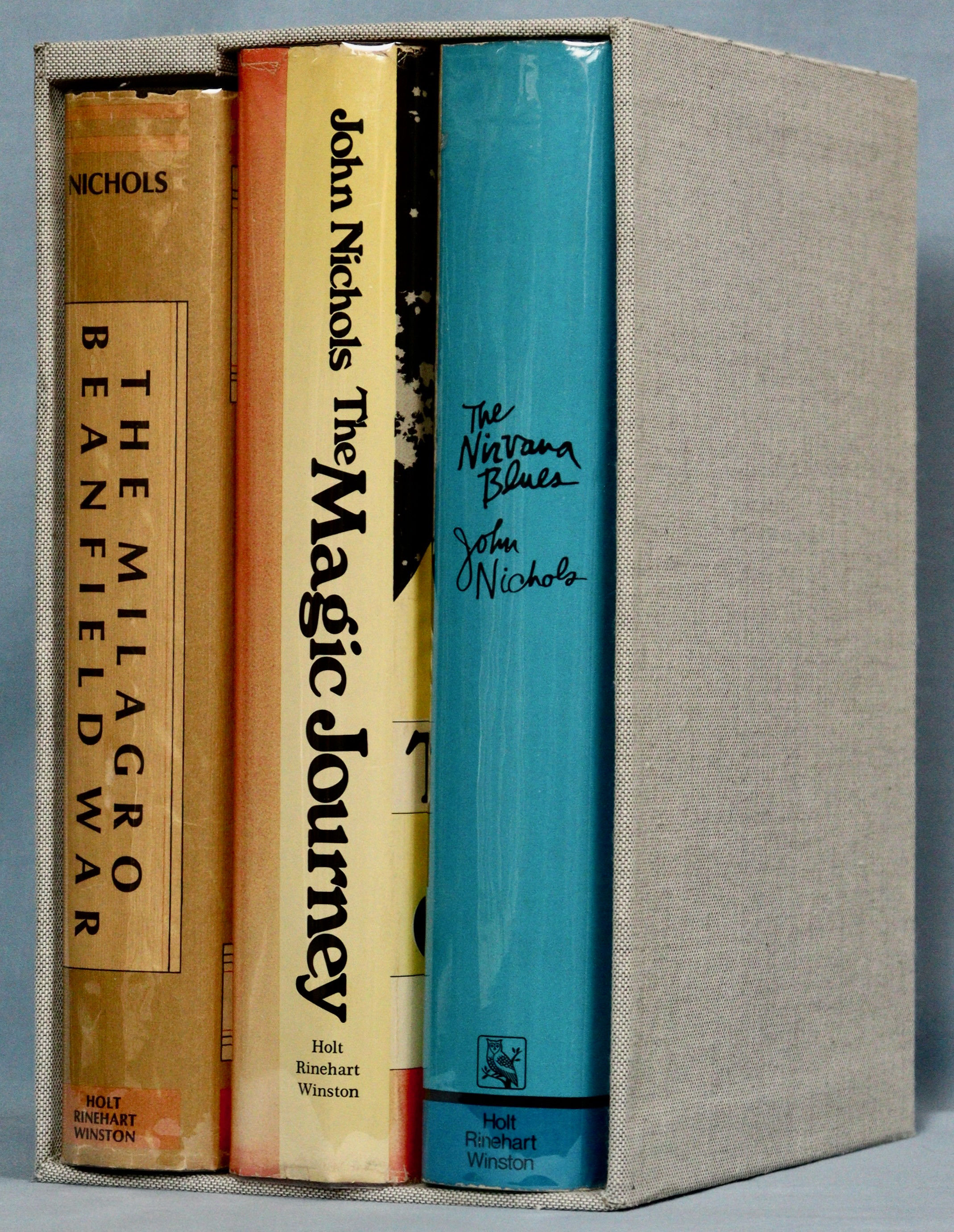 The New Mexico Trilogy: Milagro Beanfield War, Magic Journey, Nirvana Blurs (All Signed First Editions)