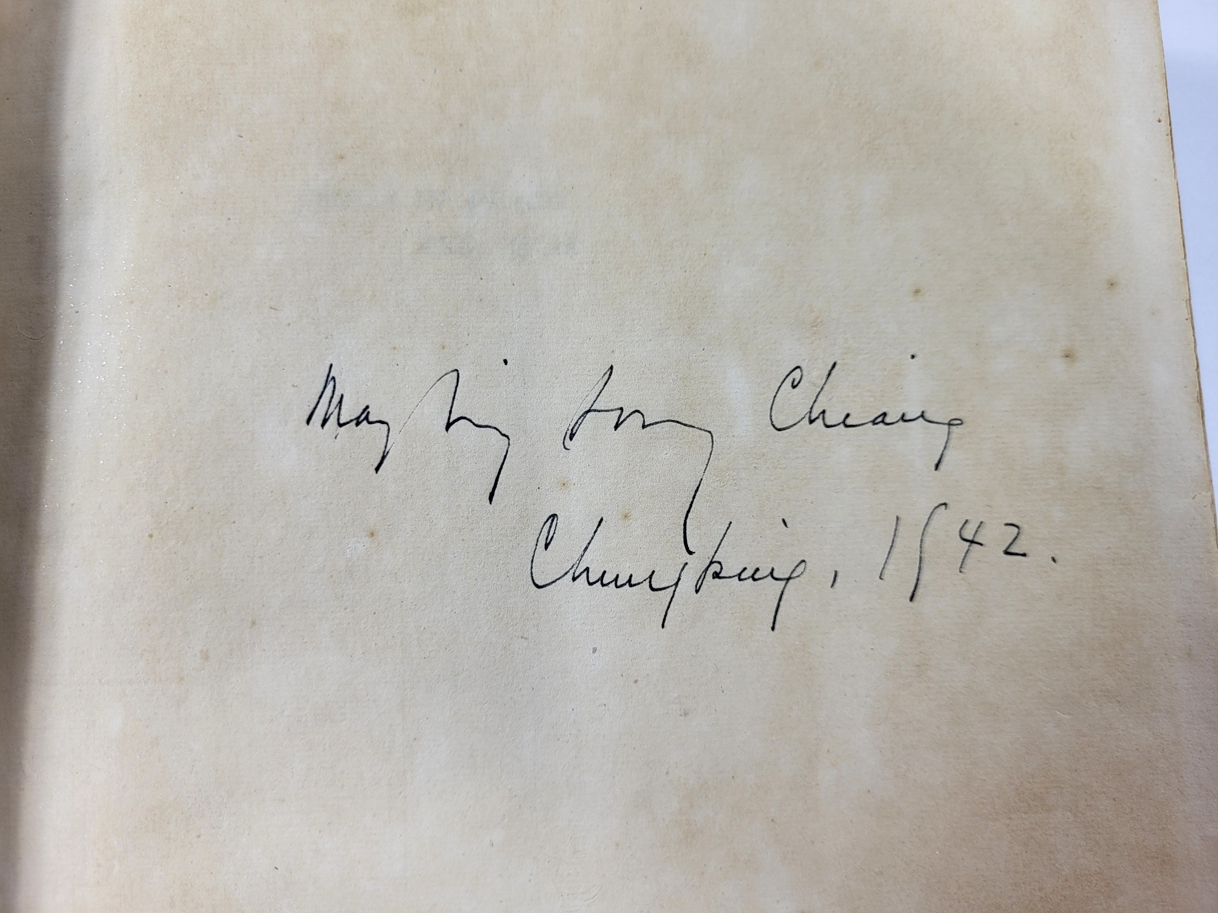China in Peace and War. Selections from the Writings of May-Ling Soong Chiang (Madame Chiang Kai-Shek). SIGNED Copy