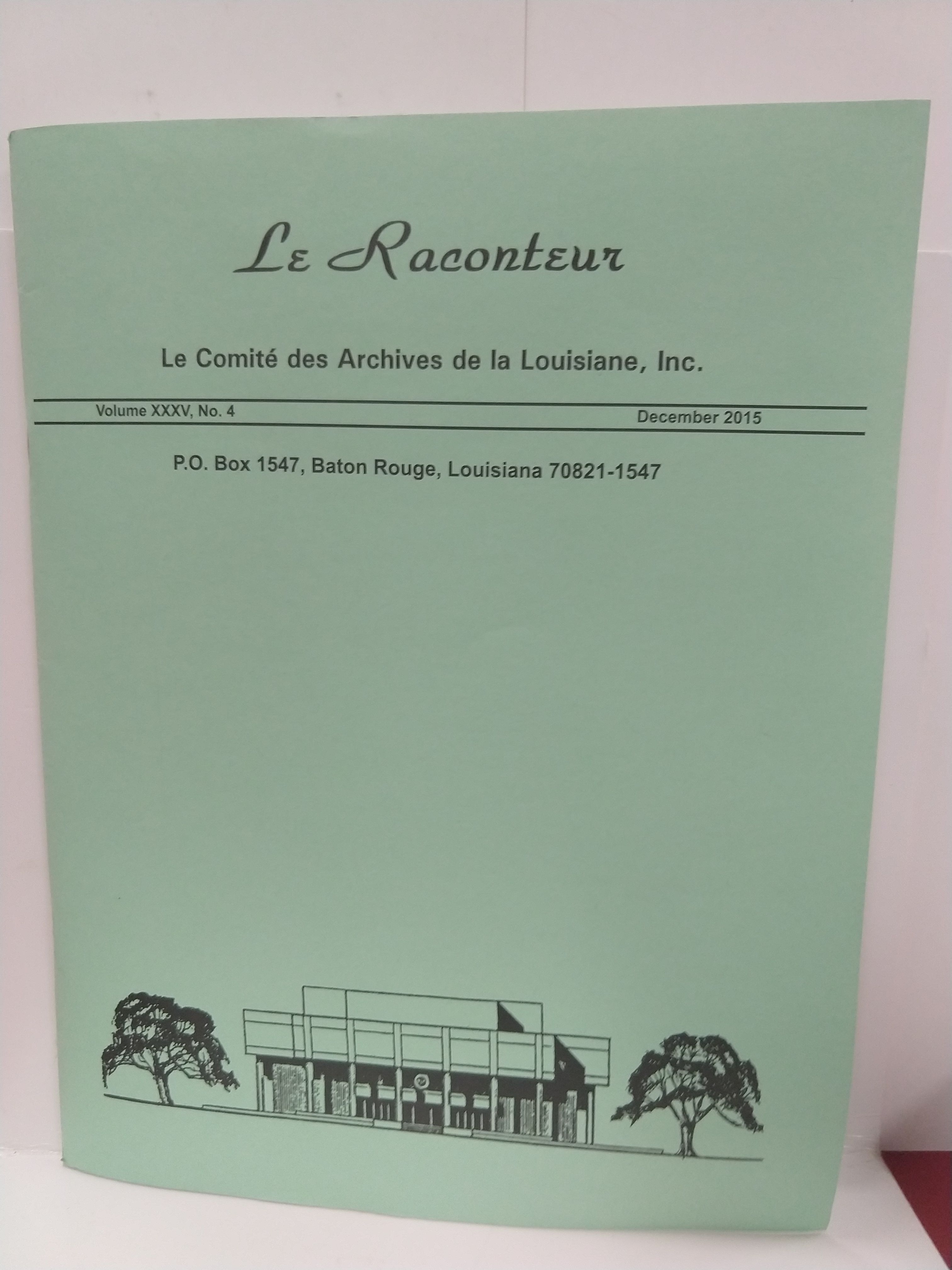 Le Raconteur Vol XXVI, No 3 September 2006
