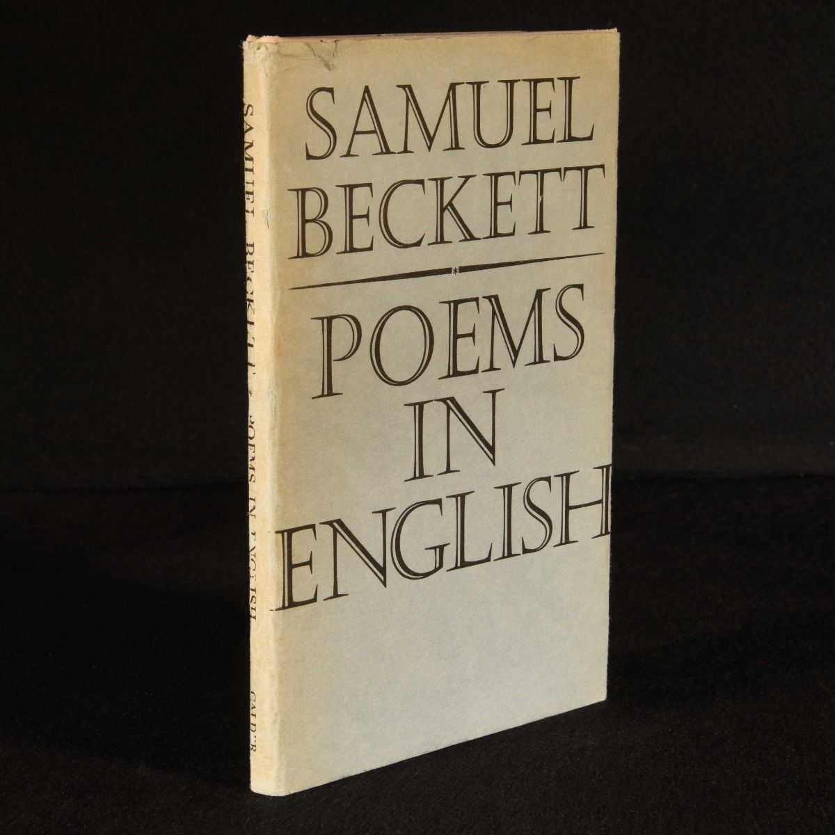 Samuel Beckett - Poems in English