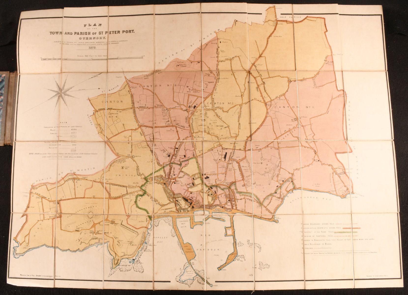 James Duquemin - Plan of the Town and Parish of St. Peter Port, Guernsey