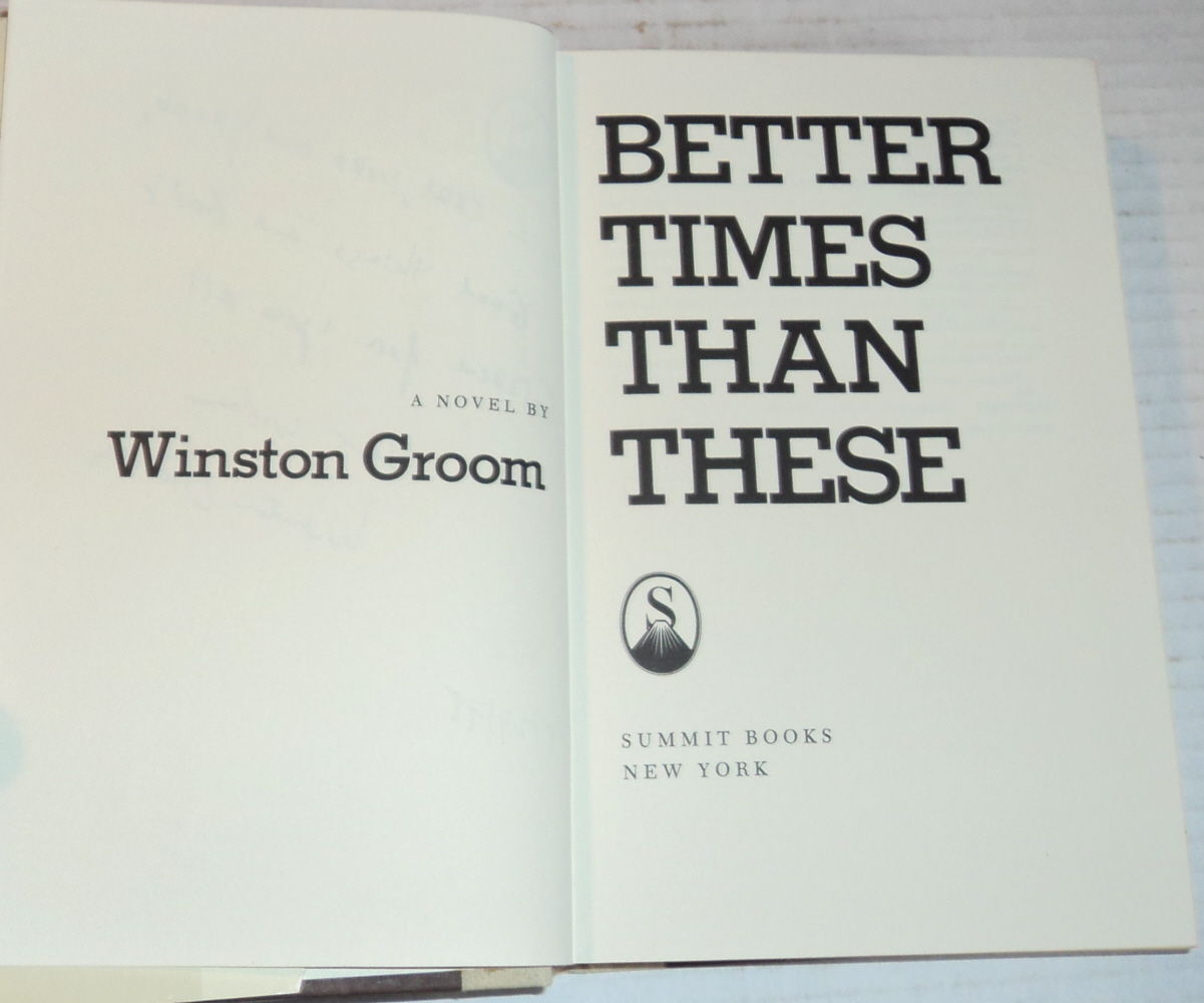 Image for BETTER TIMES THAN THESE. BETTER TIMES THAN THESE.