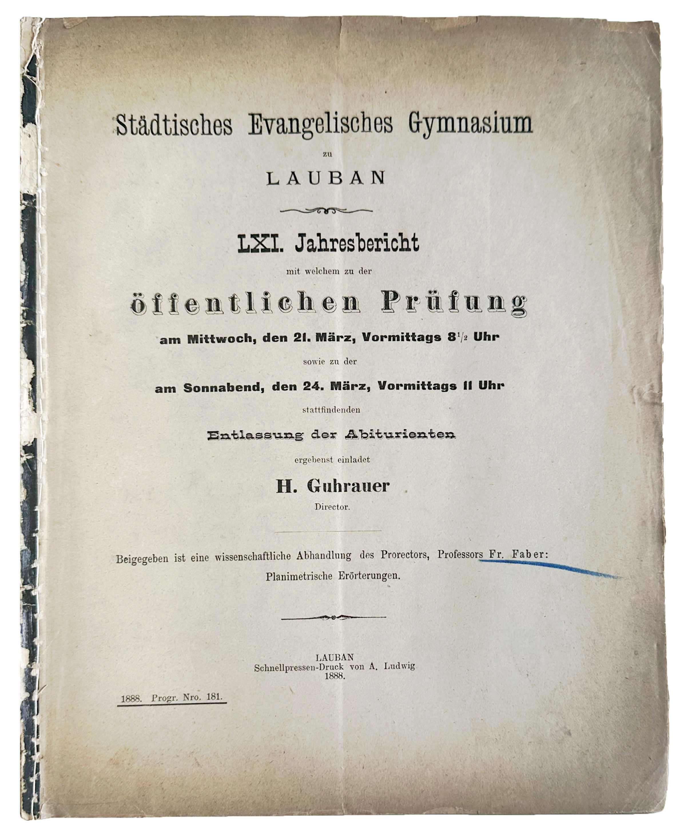 Image for Planimetrische Erorterungen. Planimetrische Erorterungen.