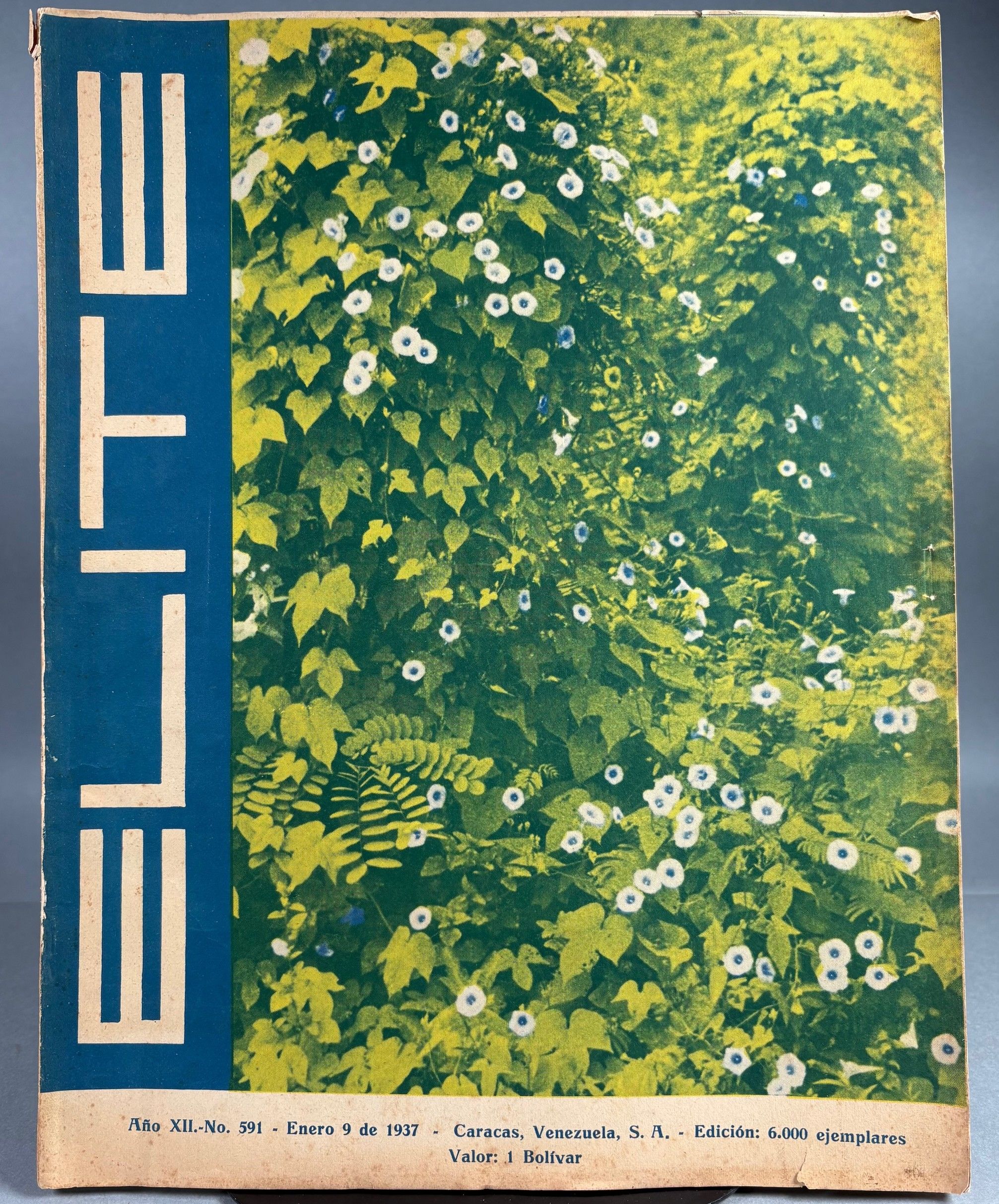 Revista Elite, Ano XII. - No. 591 - Enero 9 de 1937 [Venezuela]