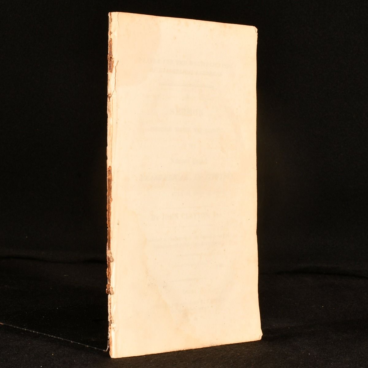 John Clayton - A Sermon Preached Before the Patrons of the Newport Pagnel Evangelical Institution July 13, 1814