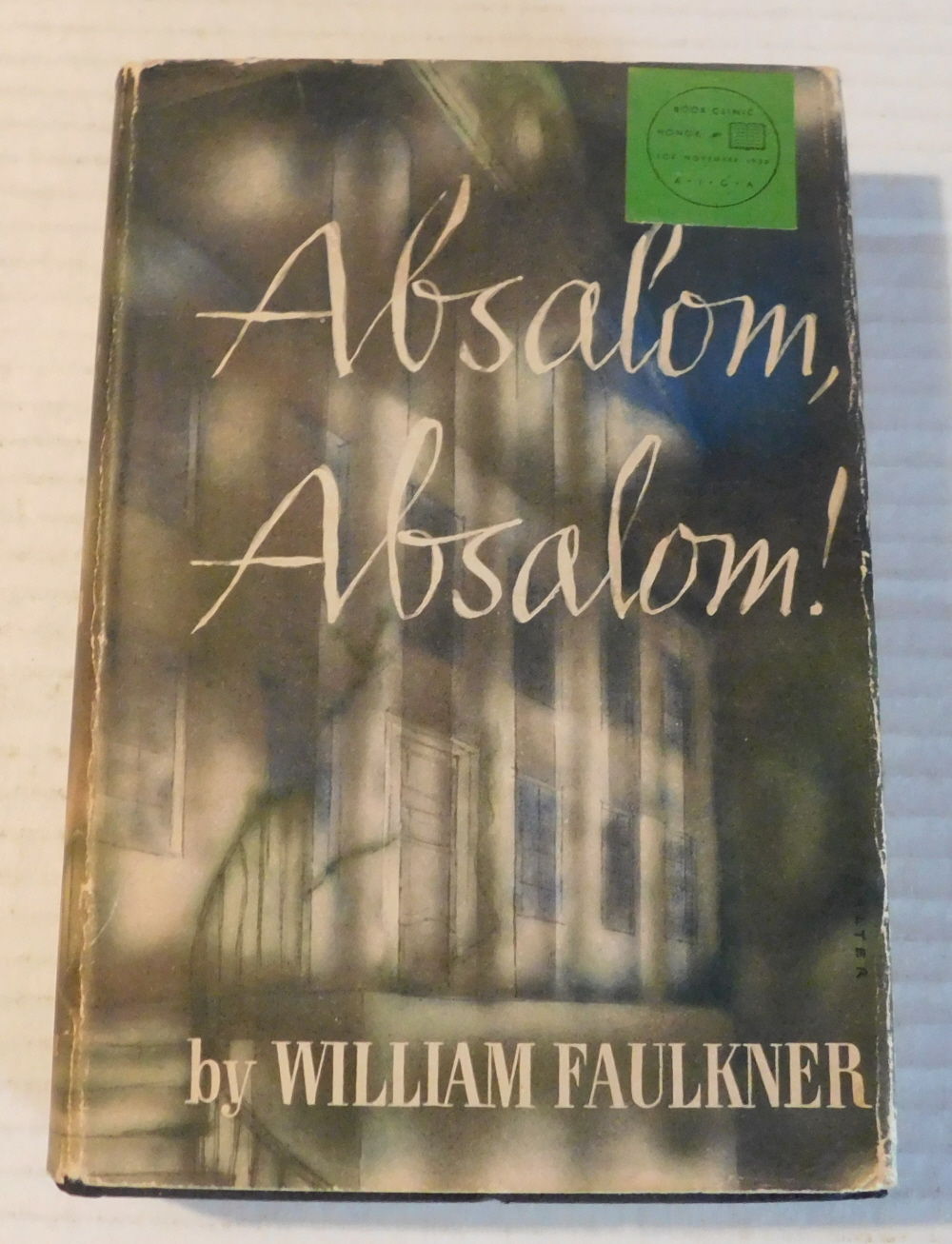 ABSALOM, ABSALOM! [With the rare A.I.G.A. label].