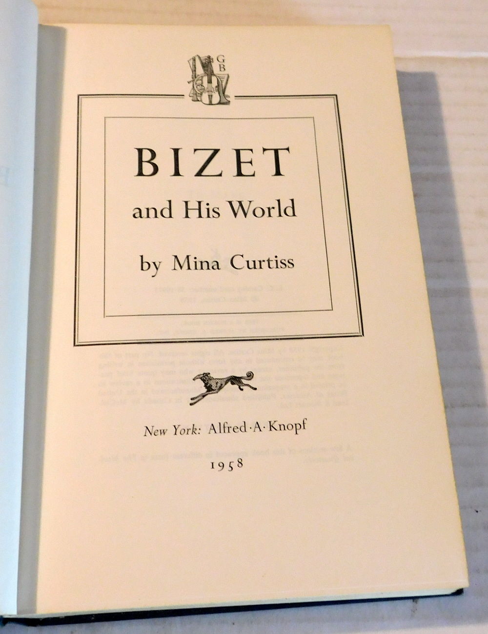 Image for BIZET AND HIS WORLD. BIZET AND HIS WORLD.