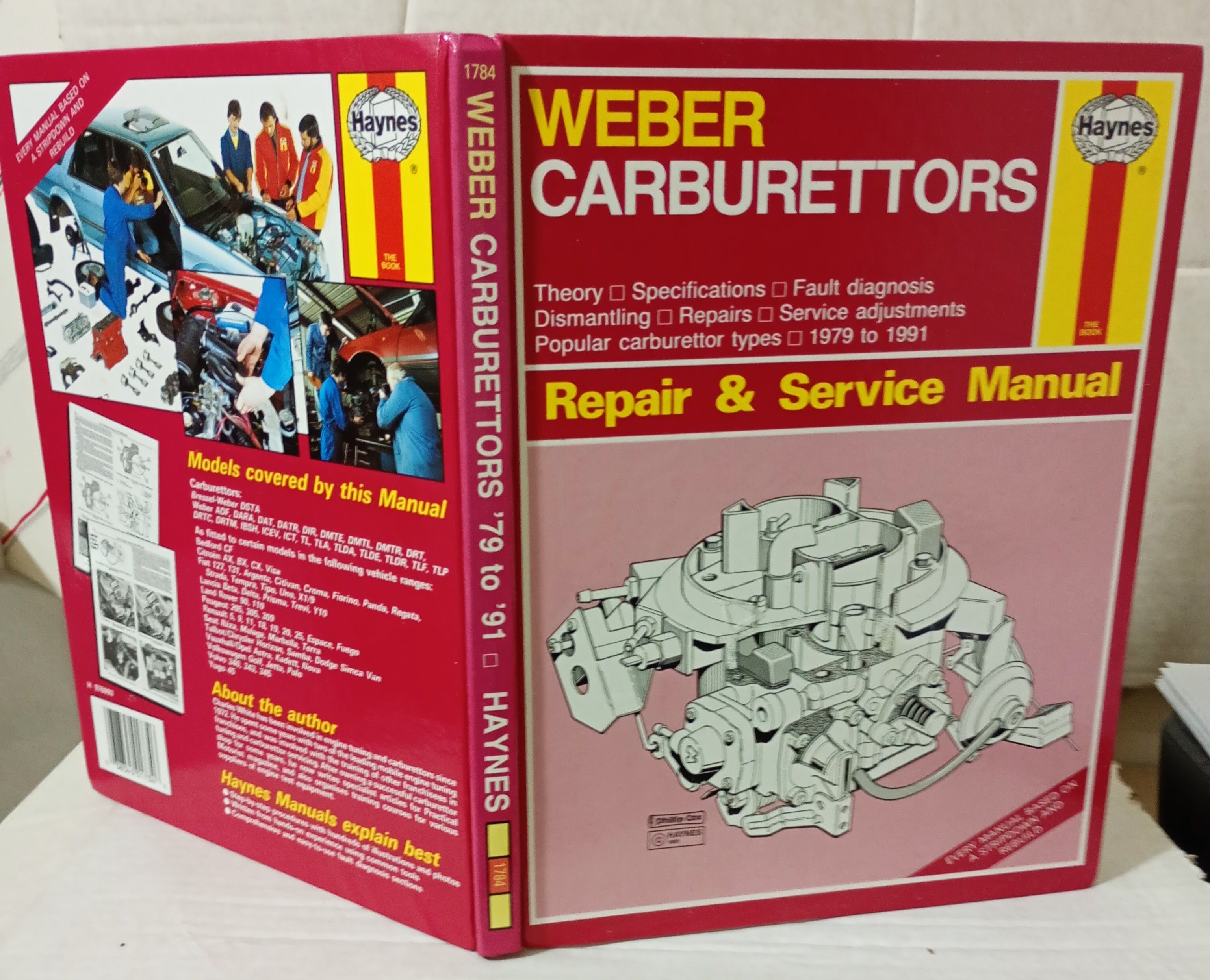 Weber Carburettors 1979 to 1991 Repair and Service Manual