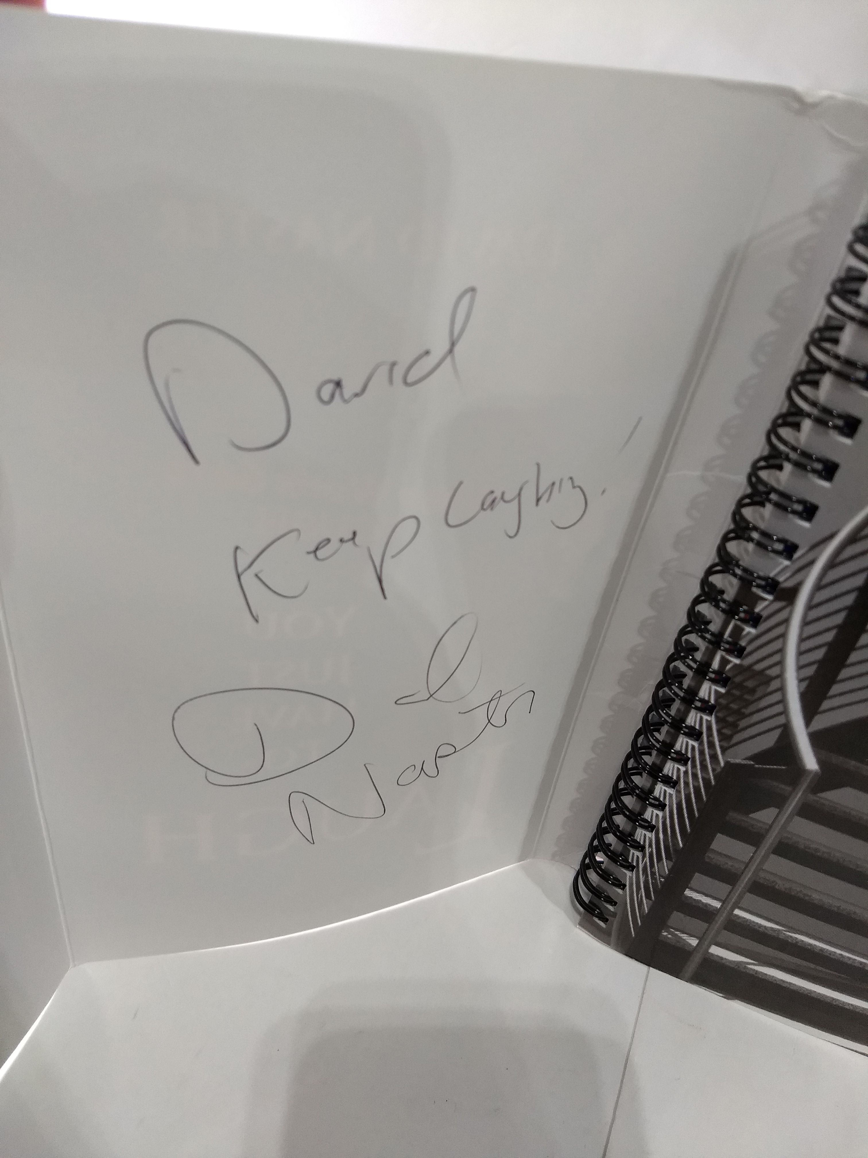 When Work Gets Tough You Just Have To Laugh (SIGNED)