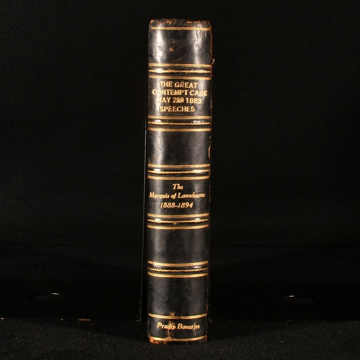 Ram Chandra Palit [ed.]; Henry Petty-Fitzmaurice - The Great Contempt Case and Speeches by the Marquis of Lansdowne