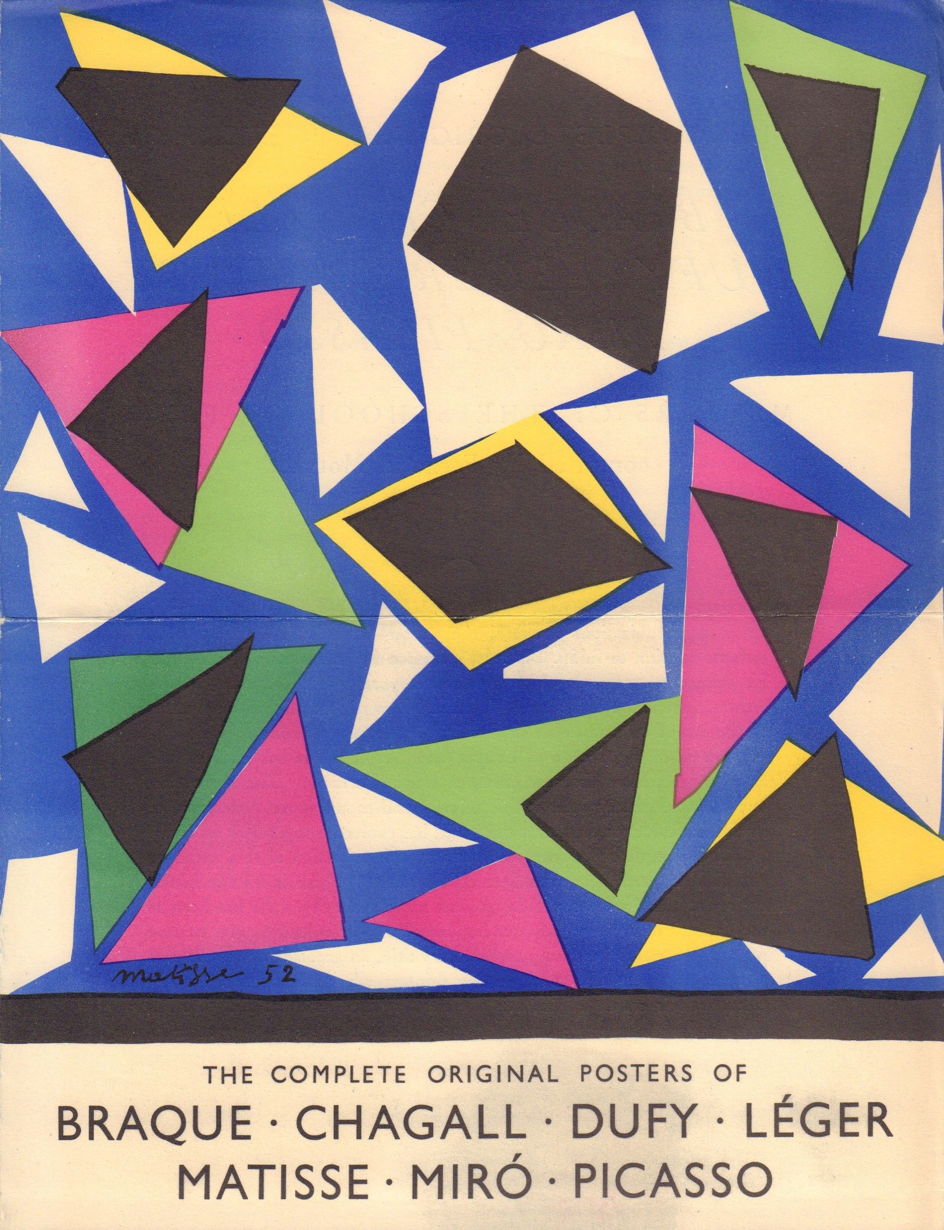 [Advertising Prospectus] The Complete Original Posters of Braque, Chagall, Dufy, Leger, Matisse, Miro, Picasso Masters of the School of Paris