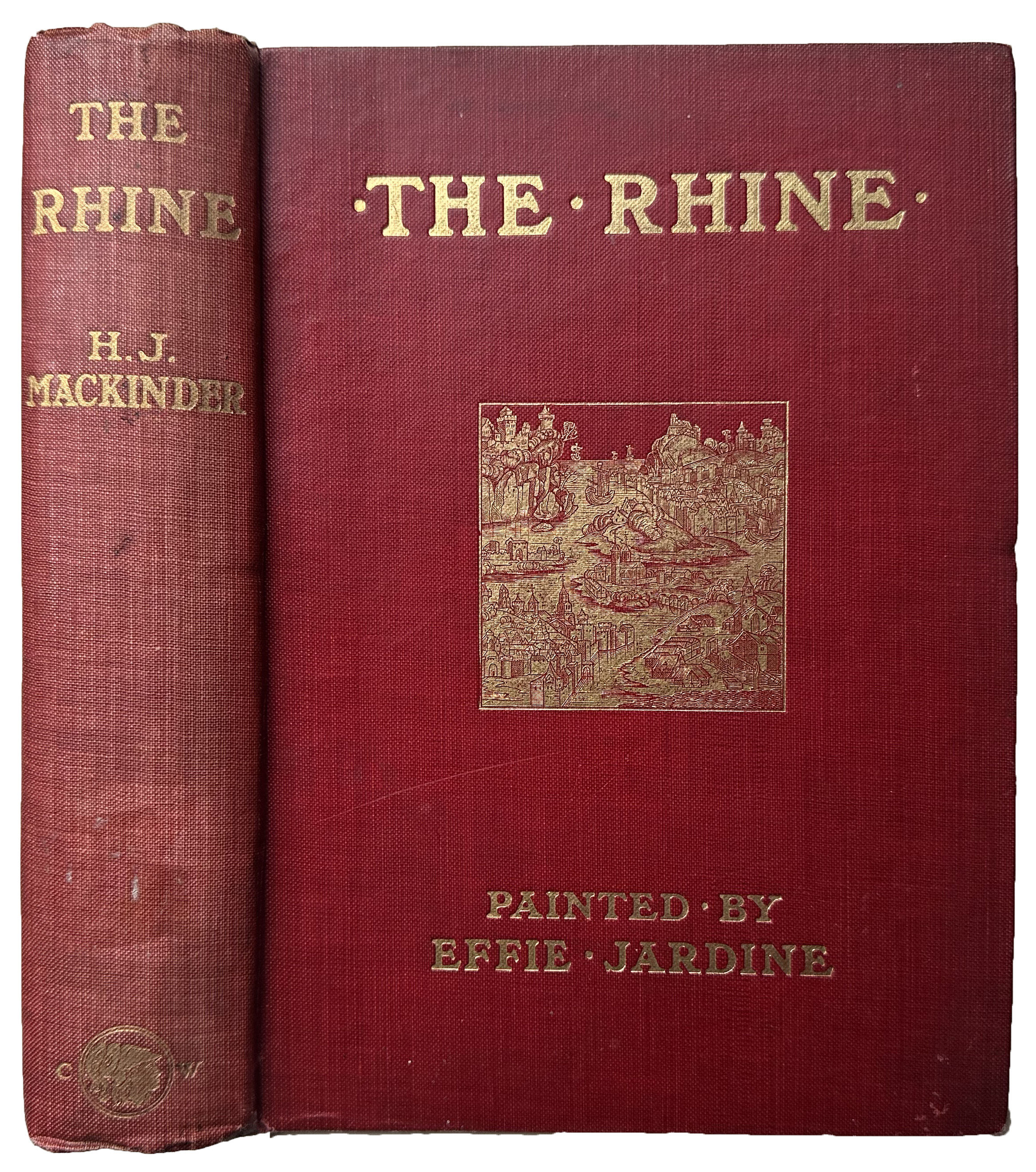 The Rhine, Its Valley & History. With illustrations in colour after Mrs. James Jardine . . .