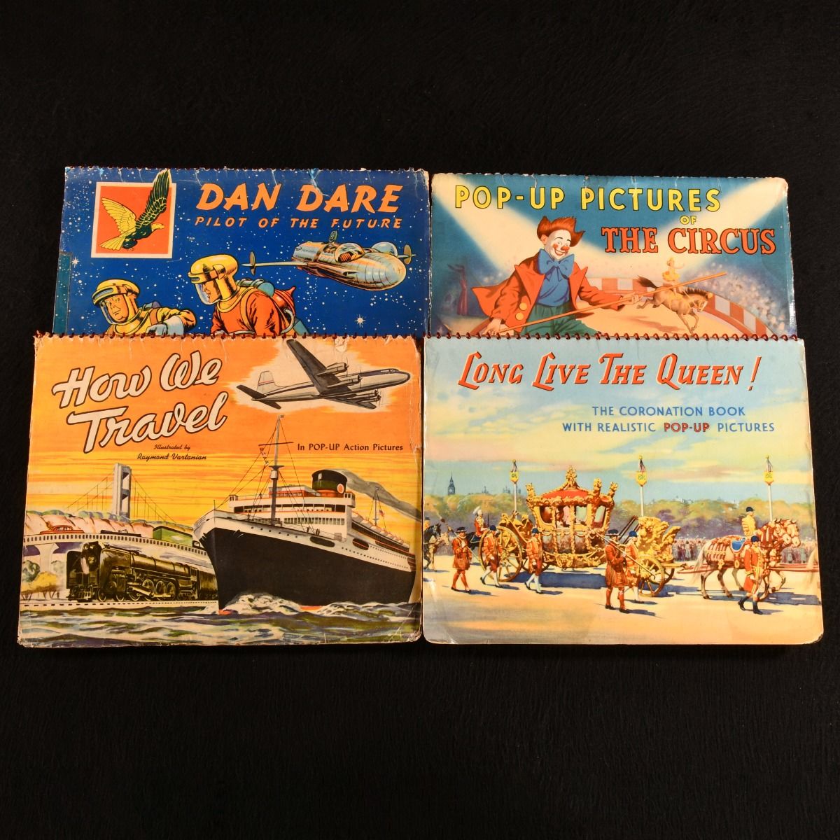 Anonymous - How We Travel; Long Live the Queen!; Dan Dare, Pilot of the Future; Pop-Up Pictures of the Circus