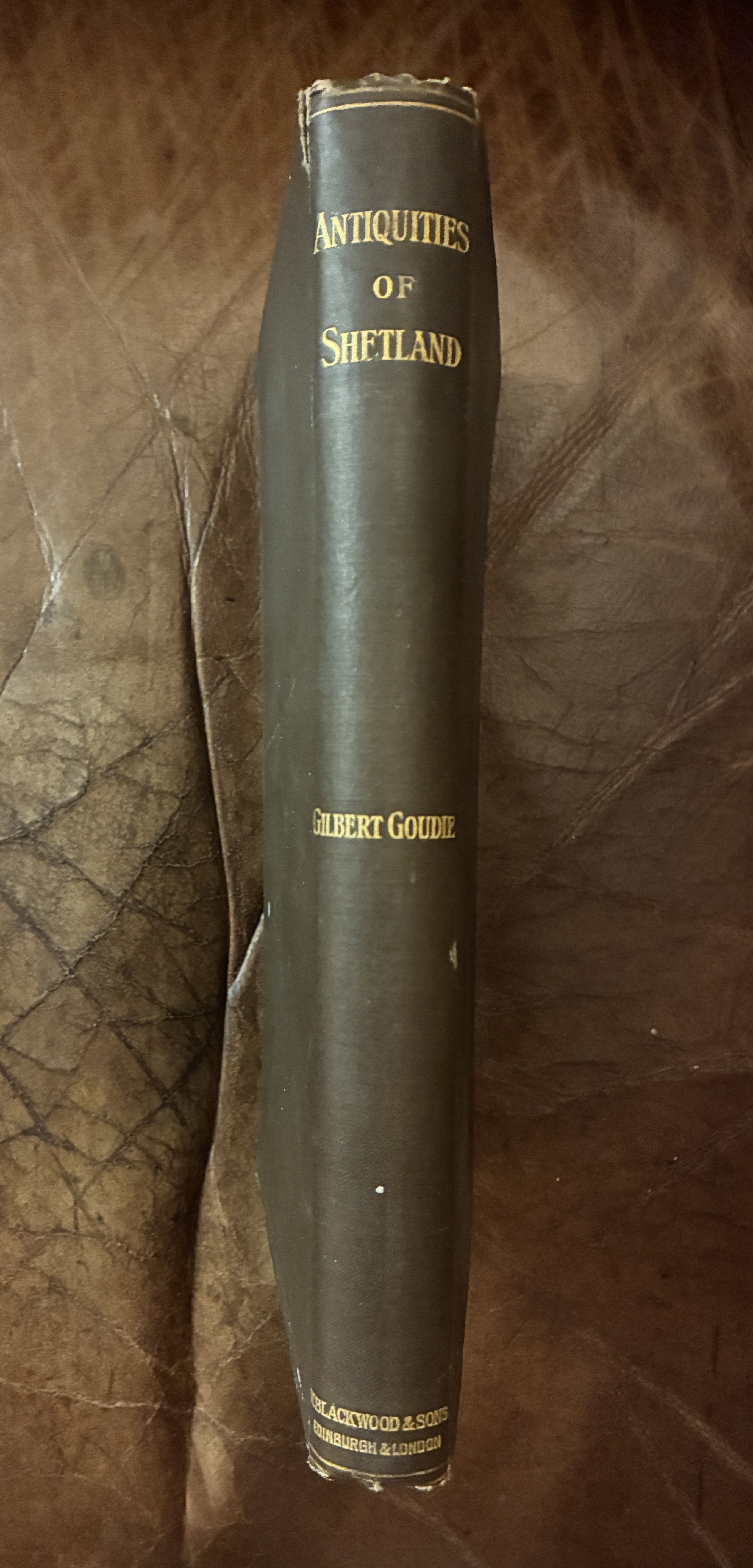 The Celtic And Scandinavian Antiquities Of Shetland Association copy belonged to 