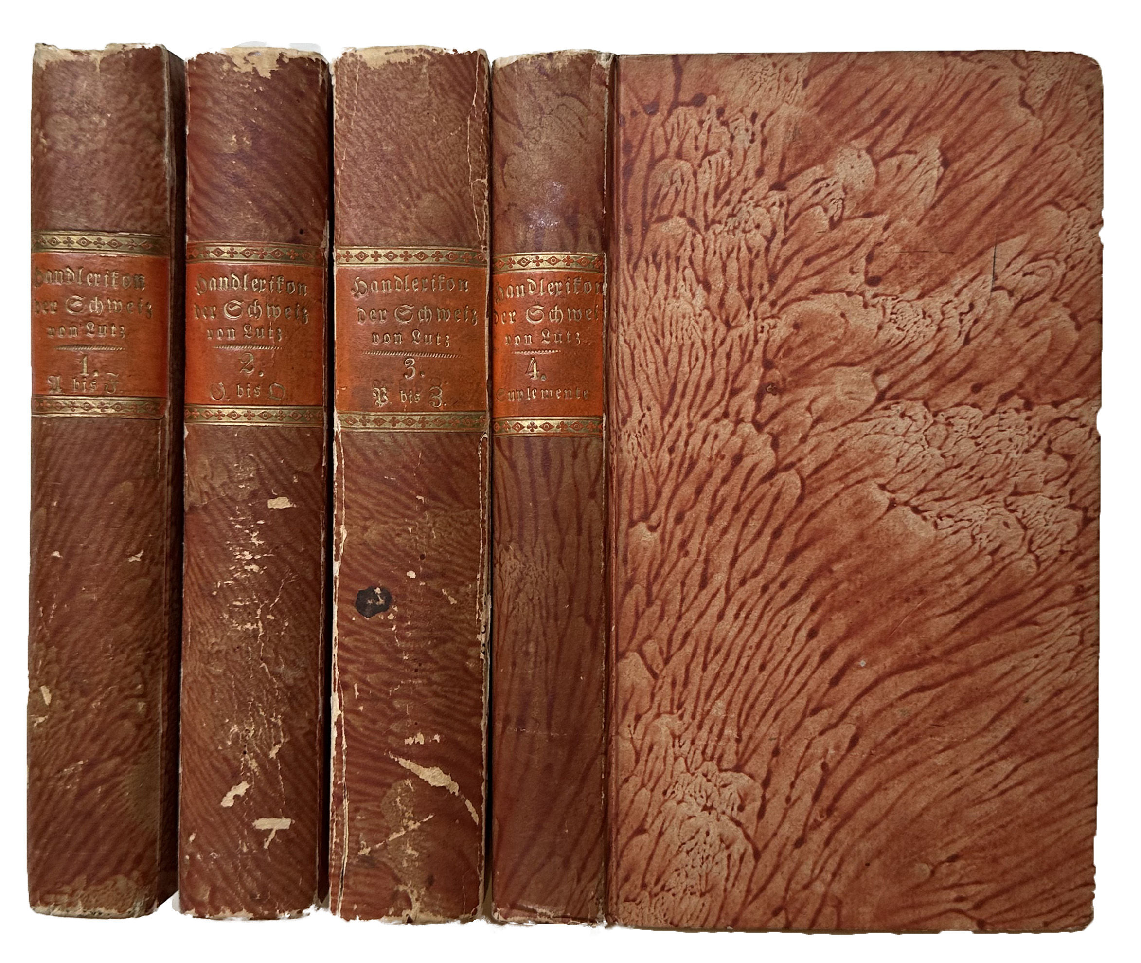 Vollstandige Beschreibung des Schweizerlandes. Oder geographisch-statistisches Hand-Lexikon uber alle in gesammter Eidsgenossenschaft befindlichen Kantone, Bezirke, Kreise, Aemter so wie aller Stadte, Flecken, Dorfer, Schlosser, Kloster, und Heilquellen, nach alphabetischer Ordnung.