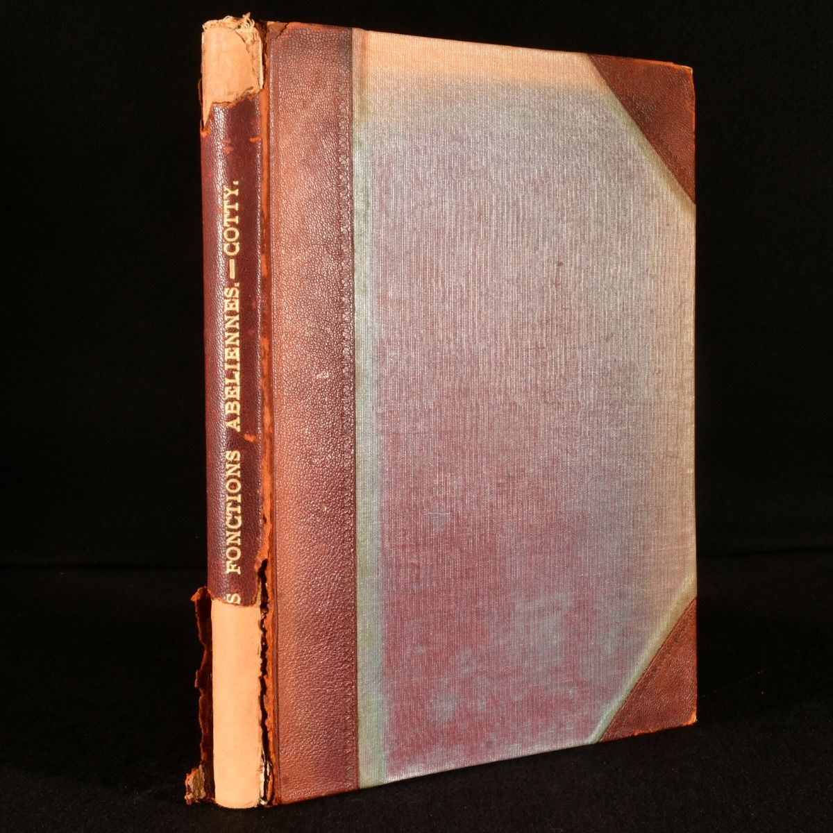 M. Gaston Cotty - Les Fonctions Abeliennes Et la Theorie Des Nombres
