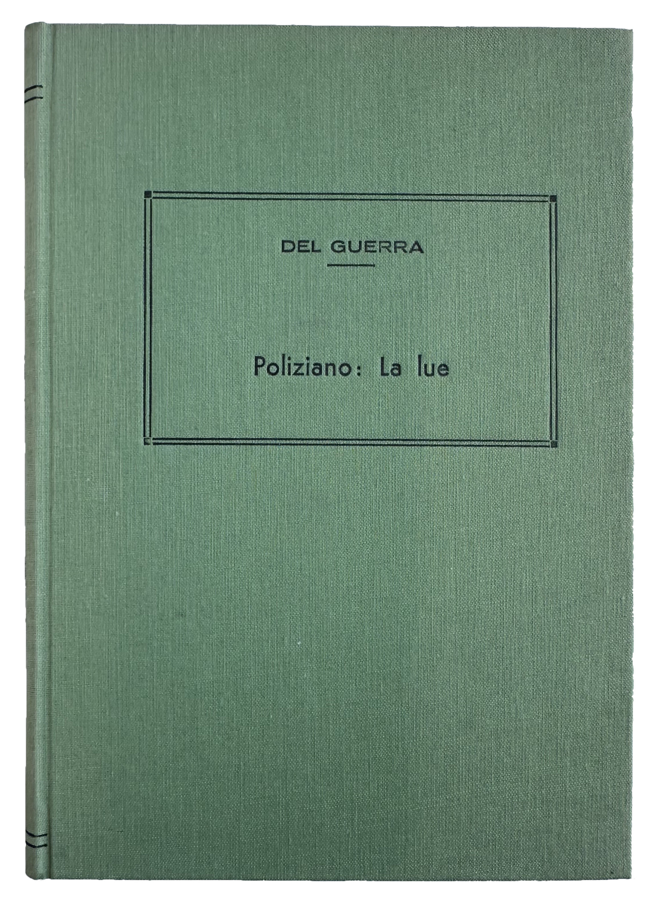 Image for Uno sconoscuito carme sulla lue di Angelo Poliziano. Uno sconoscuito carme sulla lue di Angelo Poliziano.