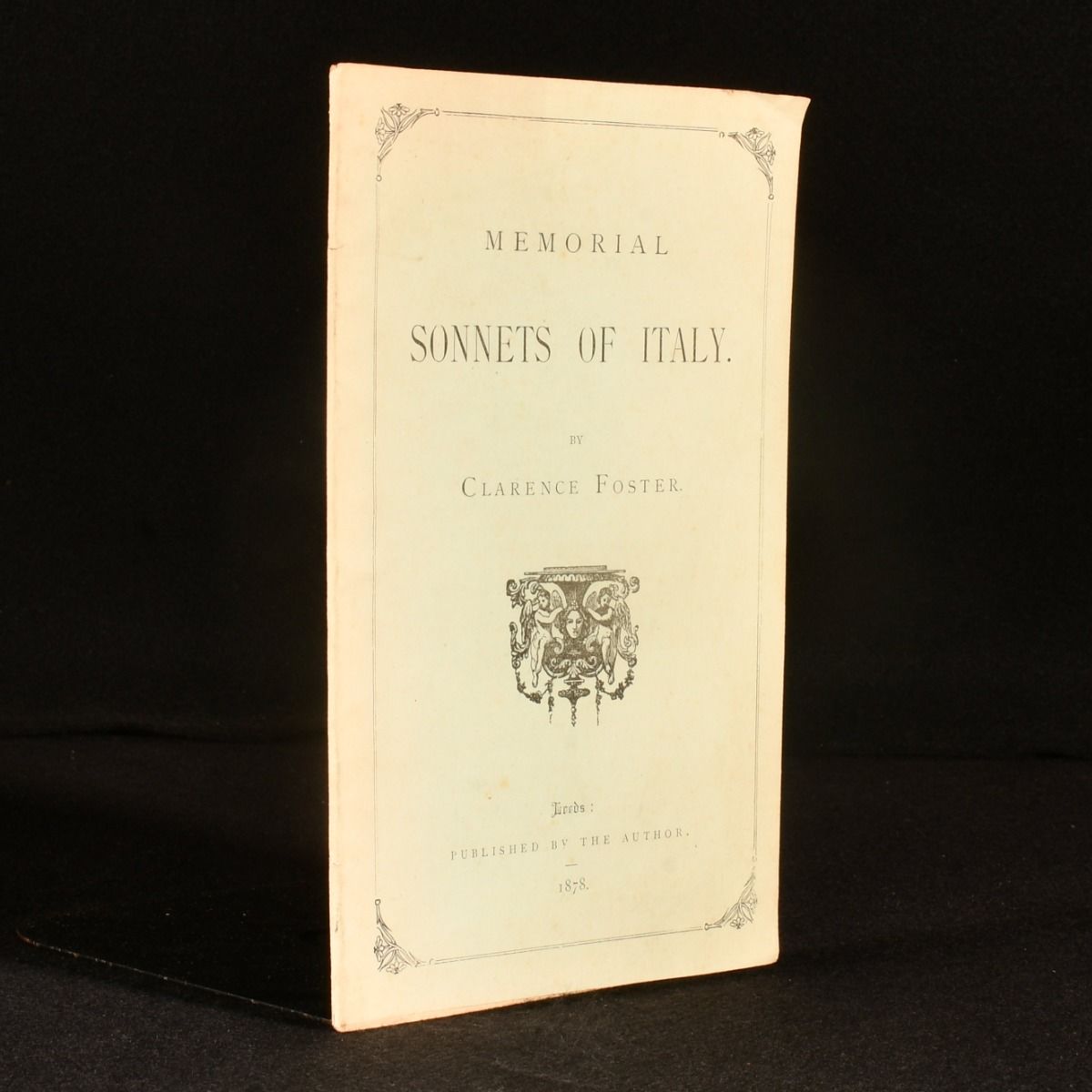 Clarence Foster - Memorial Sonnets of Italy