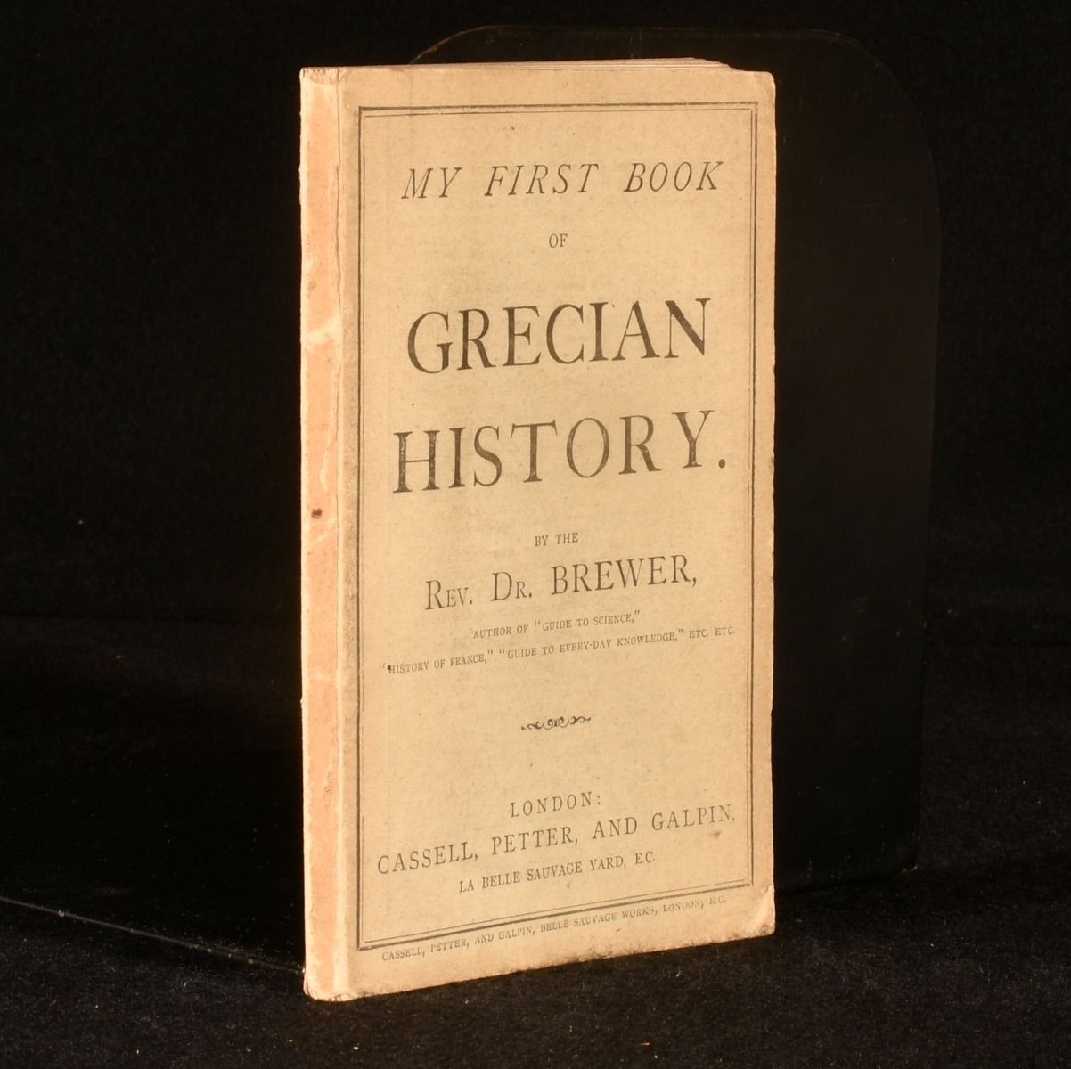 Rev. Dr. Brewer - My First Book of Grecian History