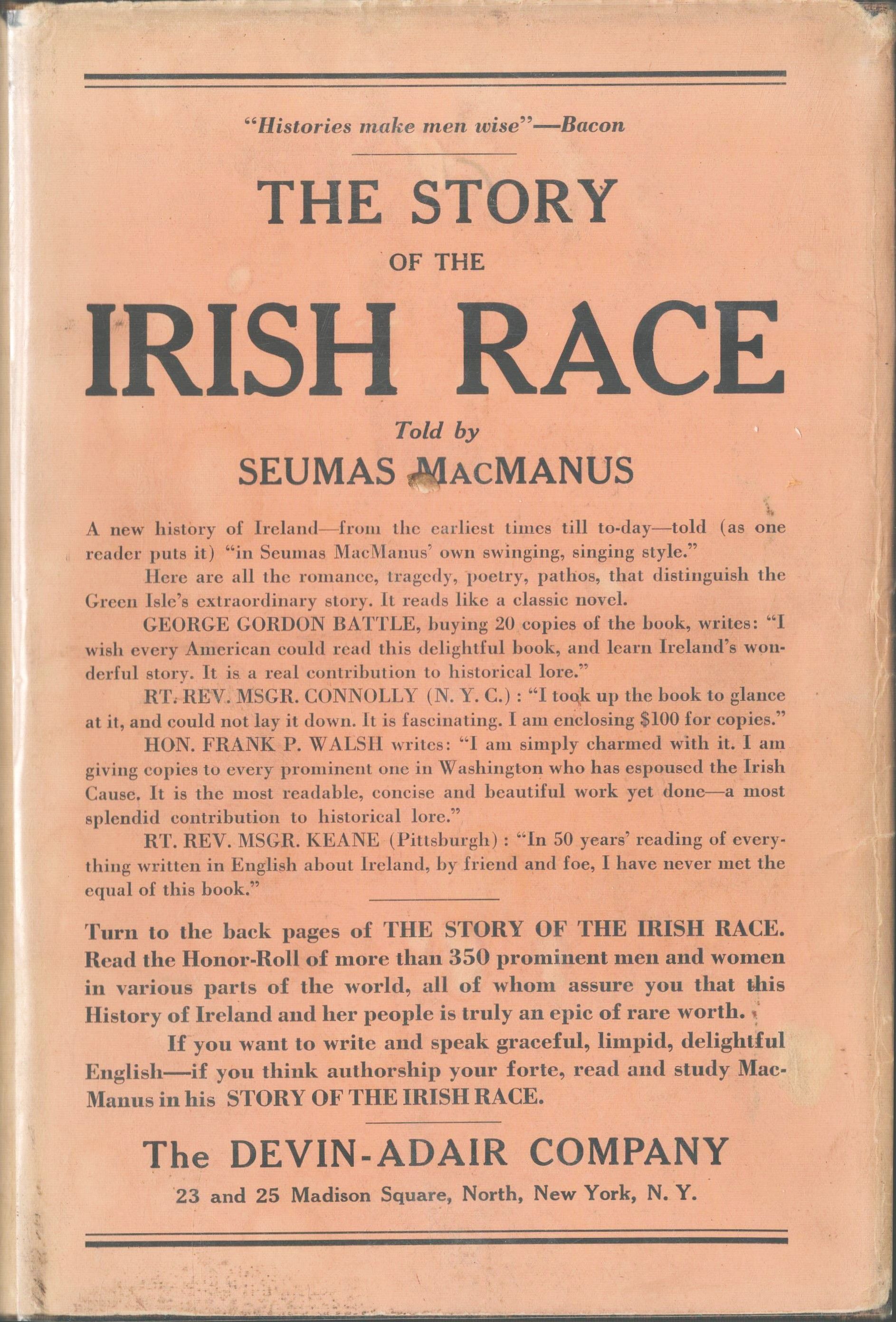 The Story of the Irish Race