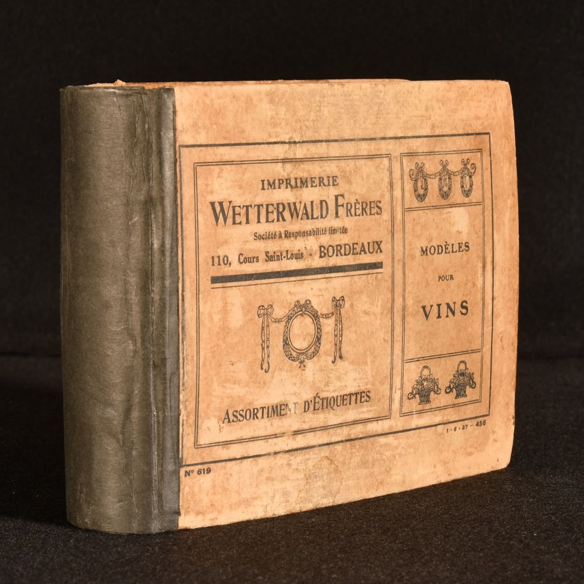  - Imprimerie Wetterwald Freres Modeles Pour Vins Assortiment D&Apos;Etiquettes