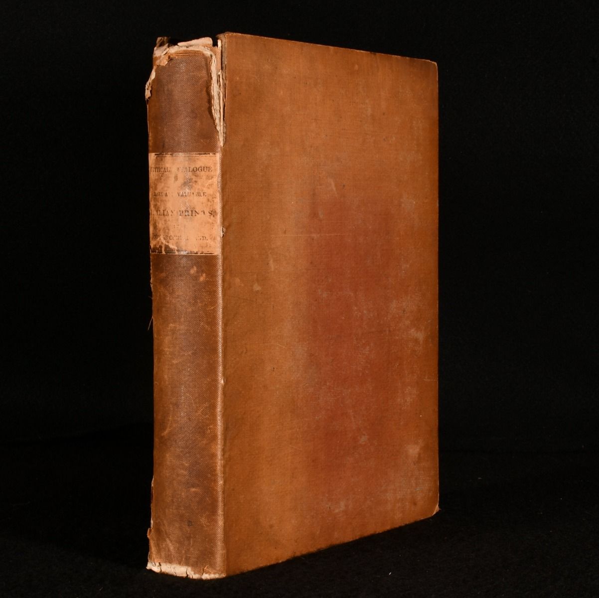 George Cumberland - An Essay on the Utility of Collecting the Best Works of the Ancient Engravers of the Italian School; Accompanied by a Critical Catalogue, with Interesting Anecdotes of the Engravers, of a Chronological Series of Rare and Valuable Prints, from the Earliest Practice of the Art in Italy to the Year 1549, Now Deposited in the British Museum and Royal Academy, in London.