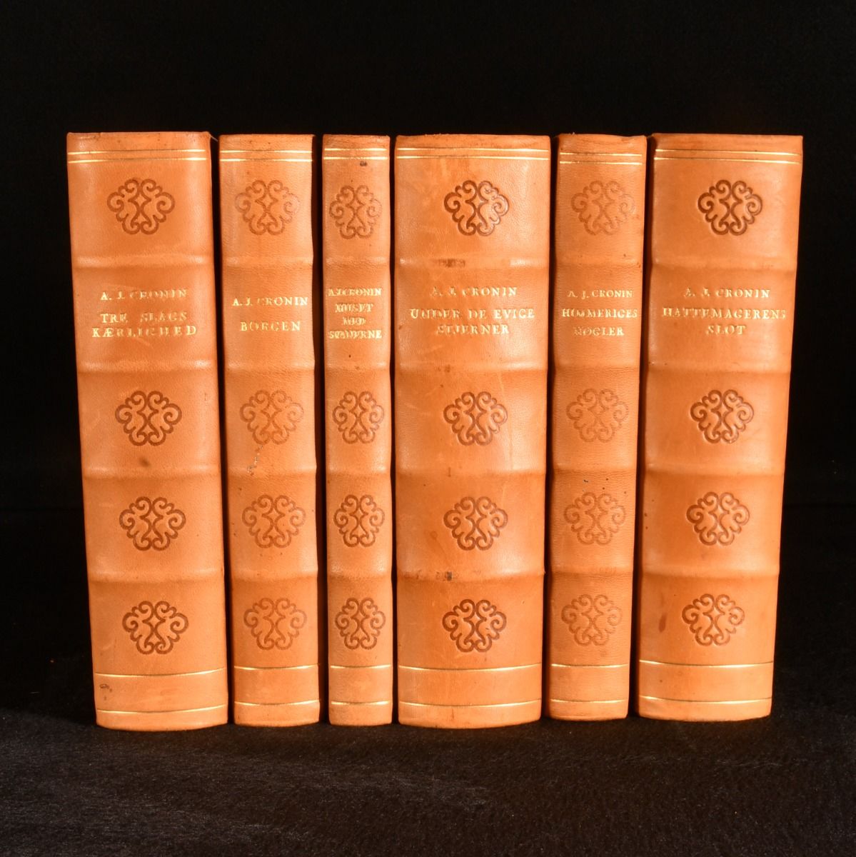 A. J. Cronin [Archibald Joseph Cronin] - Six A.J. Cronin Novels Translated Into Danish