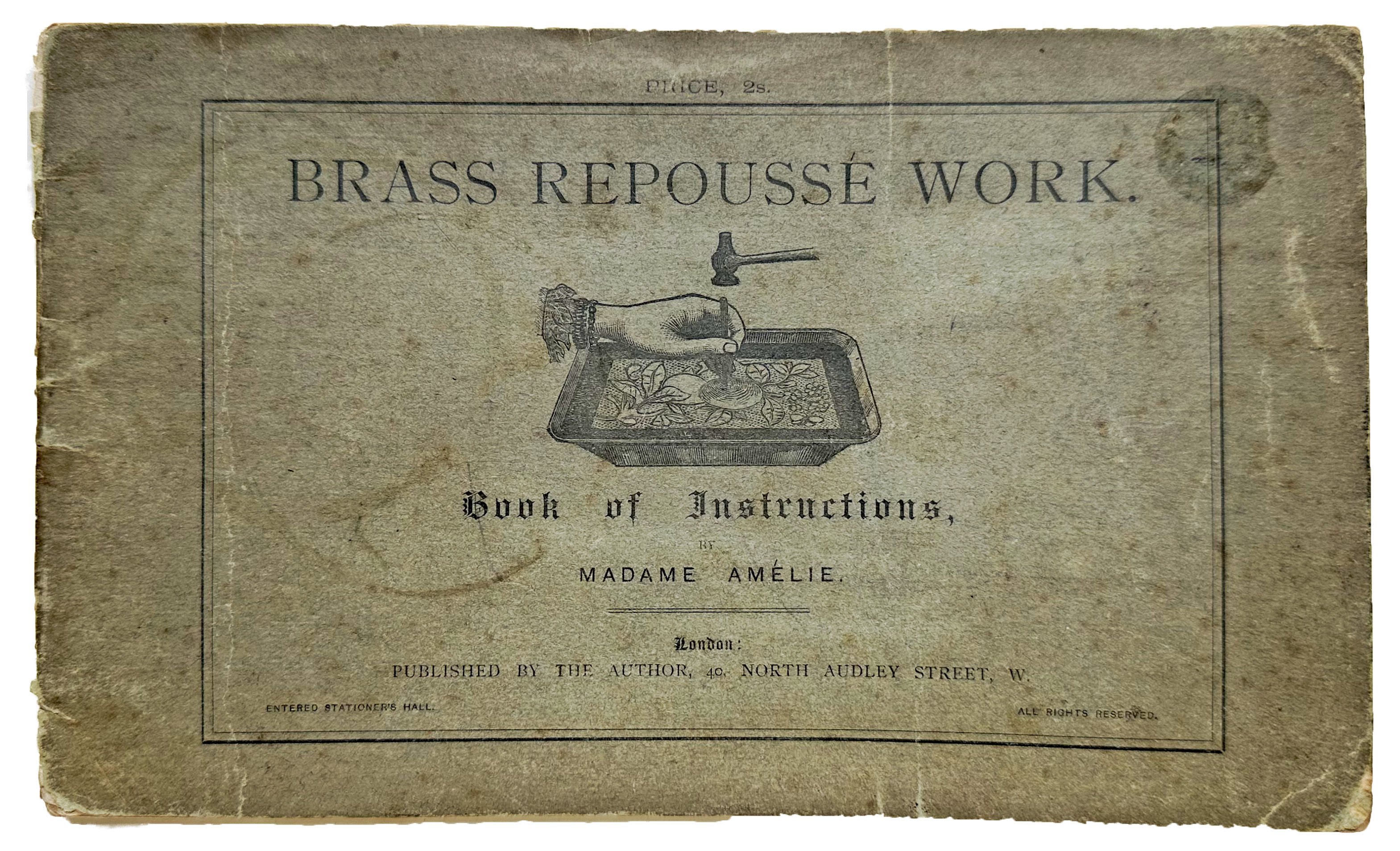Brass Repousse Work. Book of Instructions.