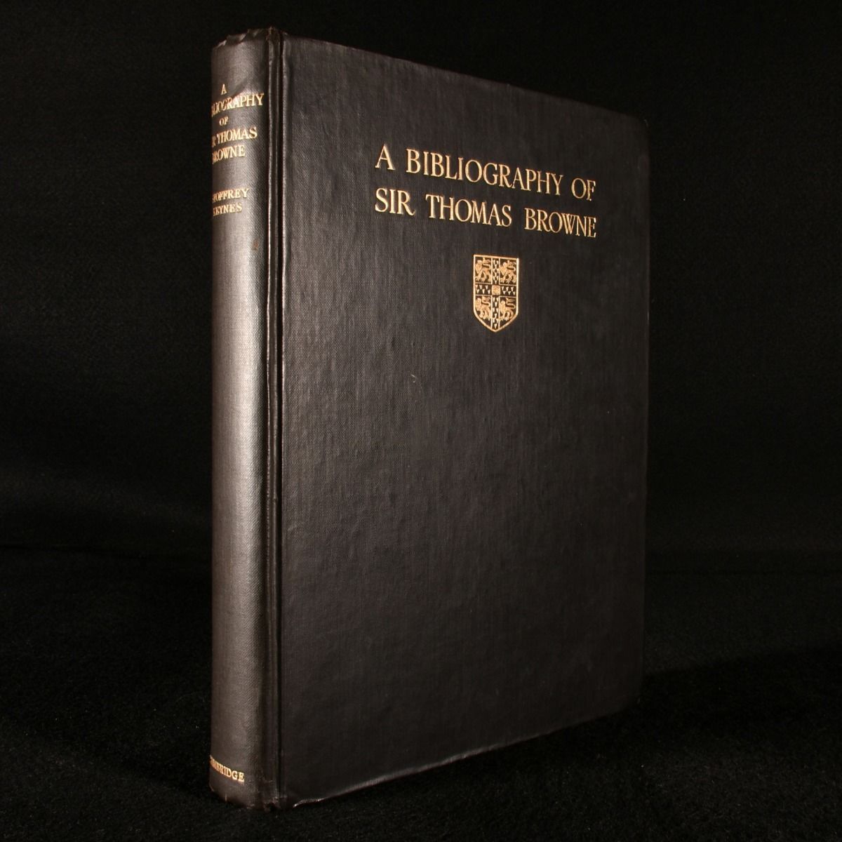 Geoffrey Keynes - A Bibliography of Sir Thomas Browne