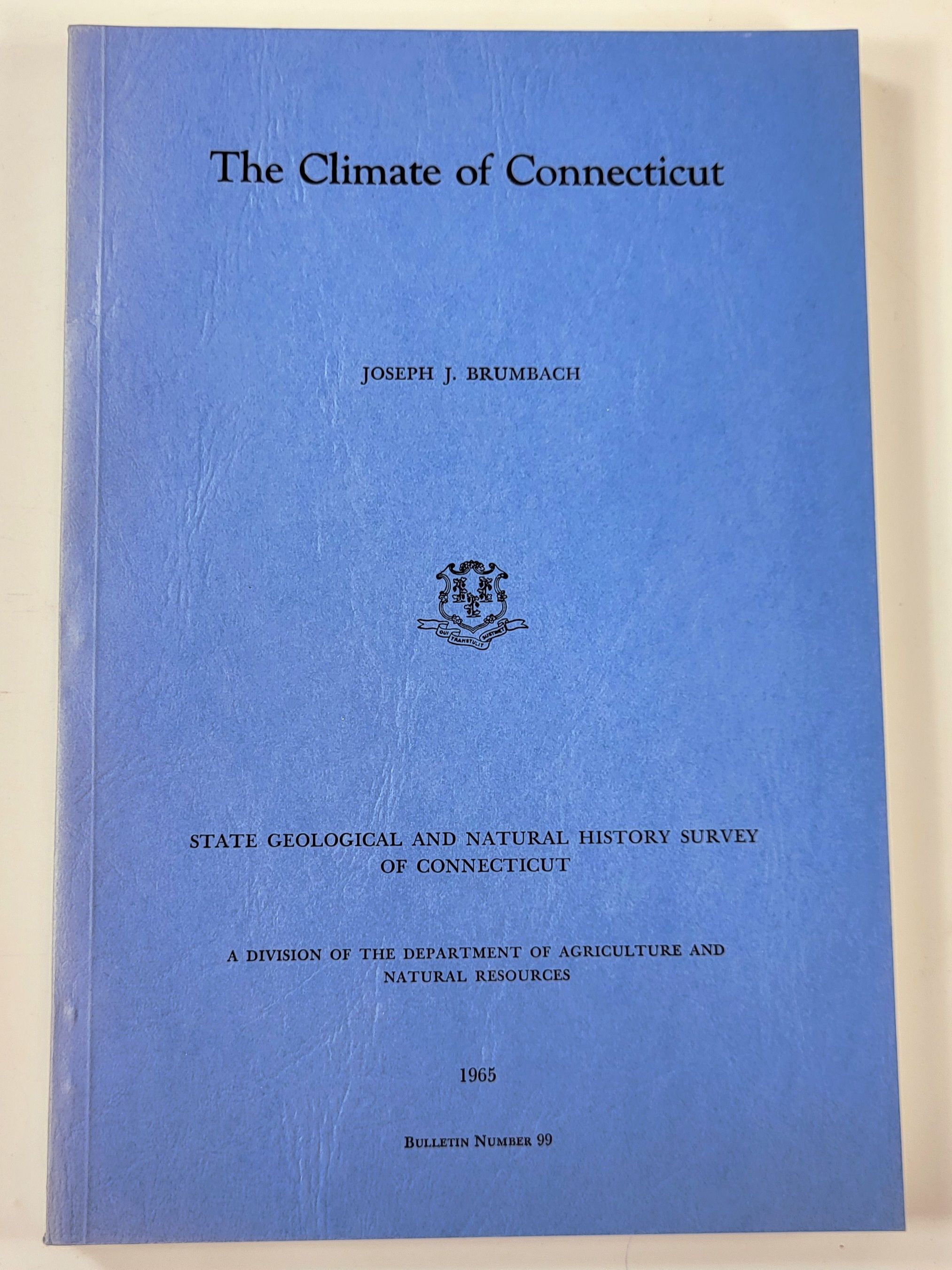 The Climate of Connecticut. State Geological and Natural History Survey of Connecticut Bulletin 99