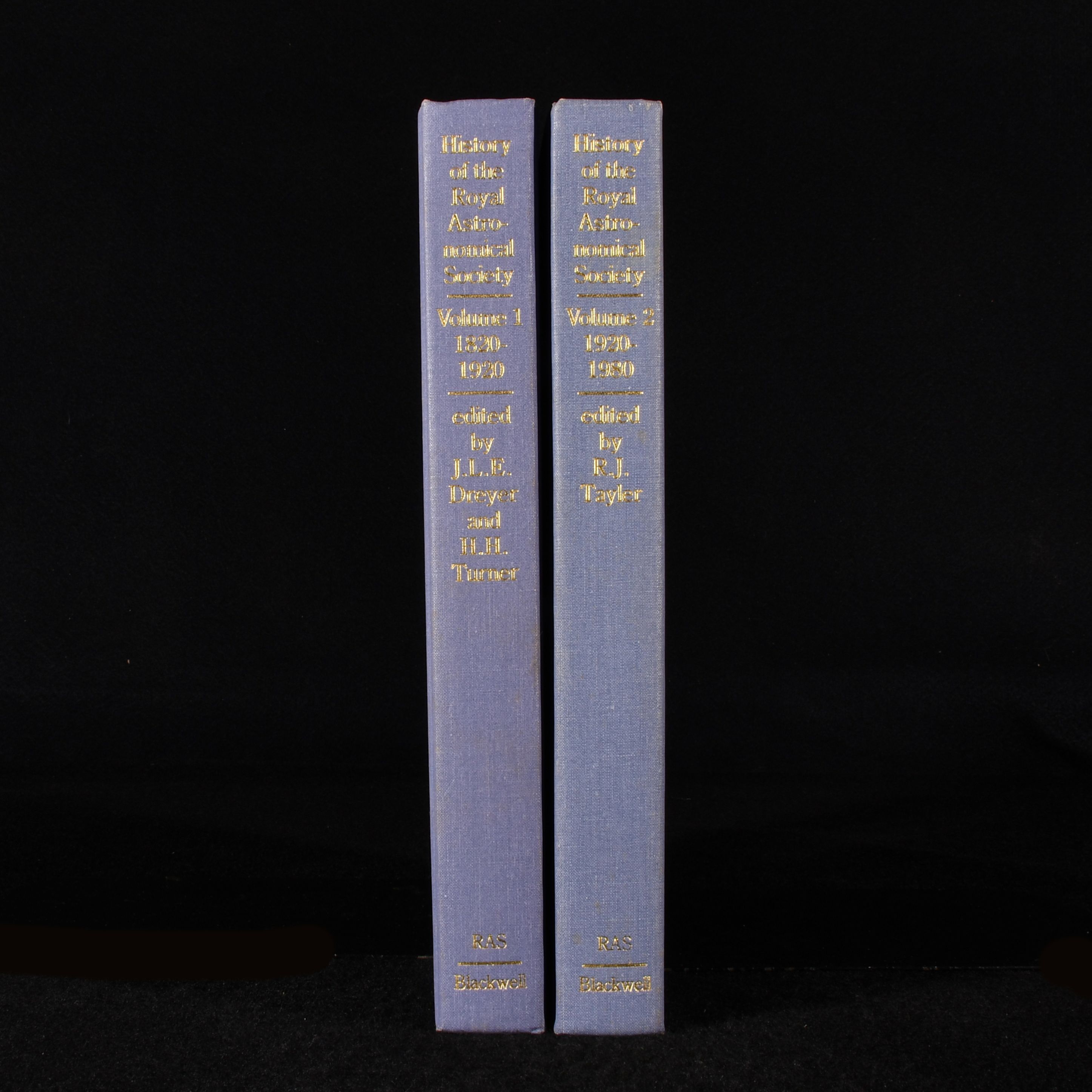 J.L.E. Dreyer; H.H. Turner; R.J. Tayler - History of the Royal Astronomical Society