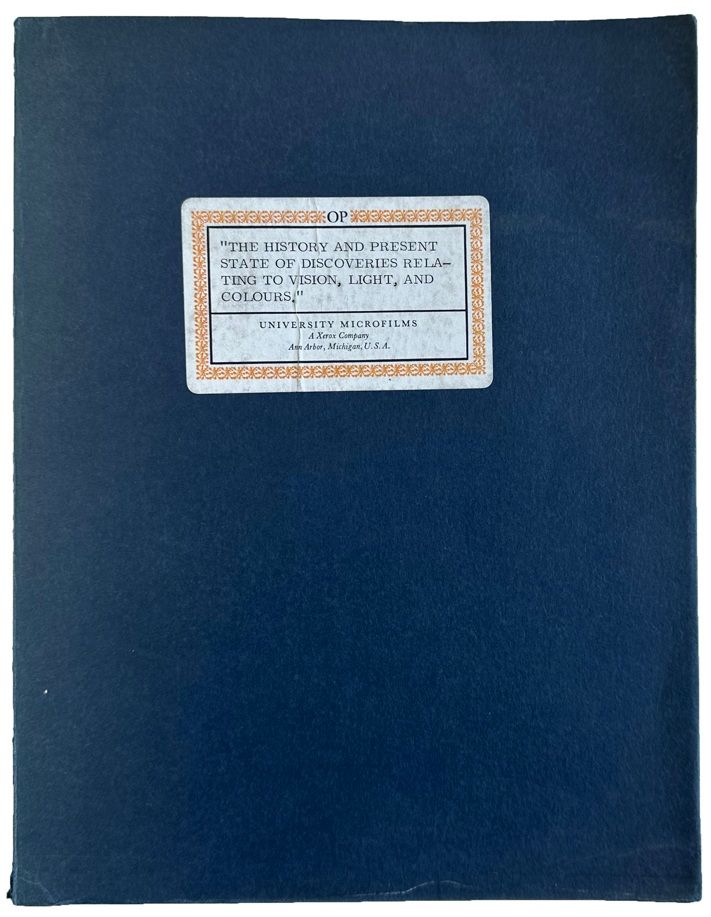 Image for The History and Present State of Discoveries Relating to Vision, Light, and Colours. The History and Present State of Discoveries Relating to Vision, Light, and Colours.