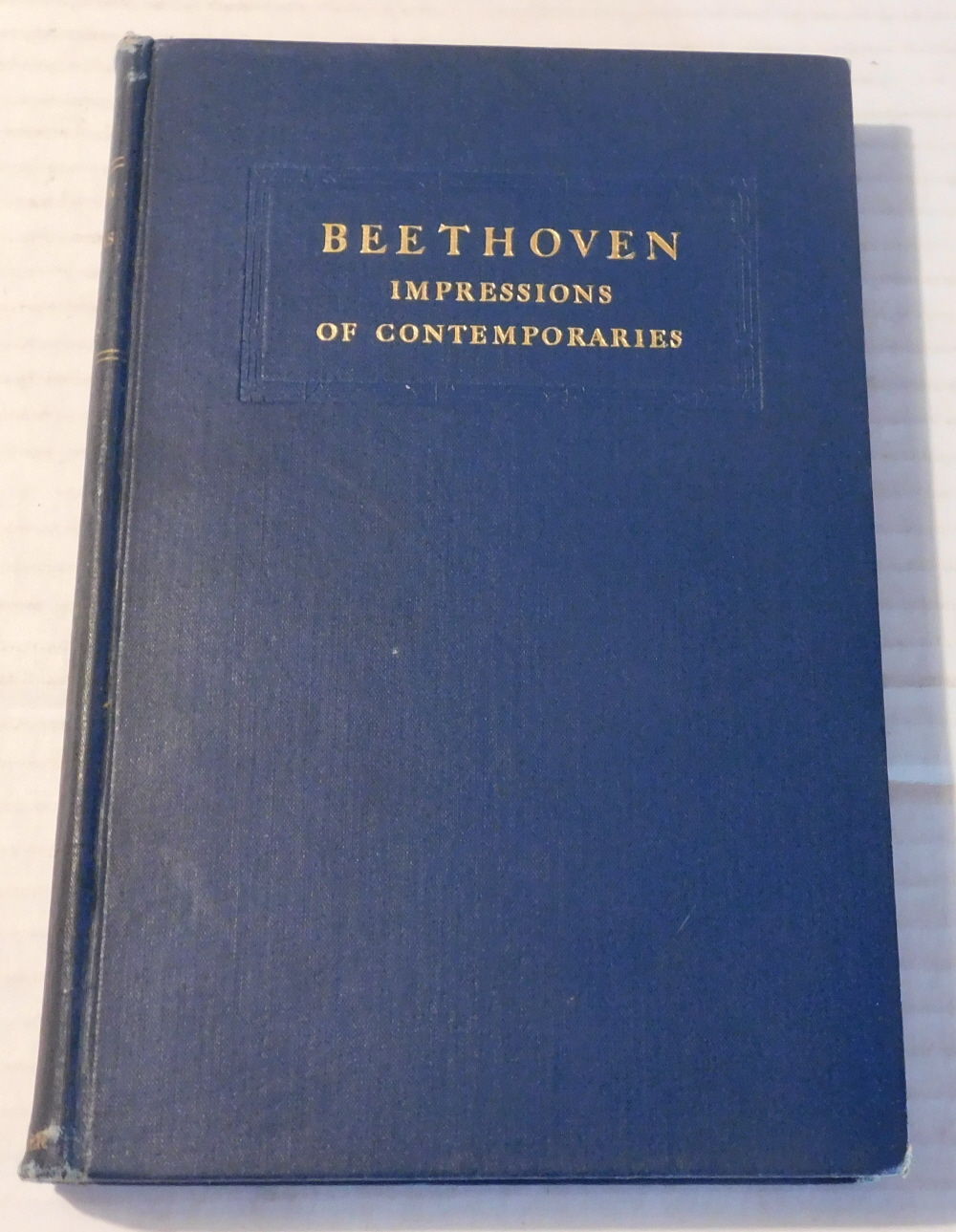 BEETHOVEN: IMPRESSIONS OF CONTEMPORARIES.