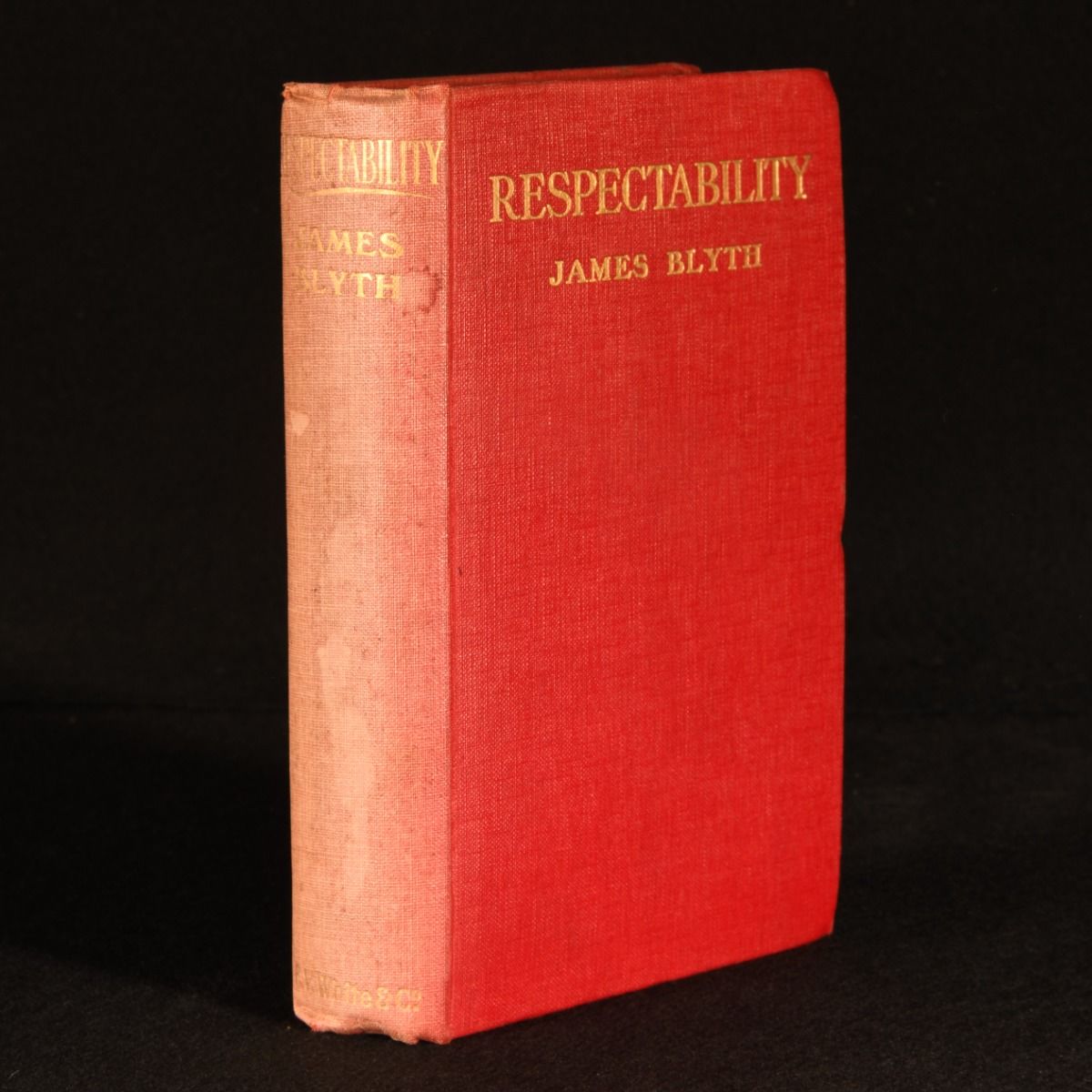 James Blyth [Henry James Catling Clabburn] - Respectability: A Novel