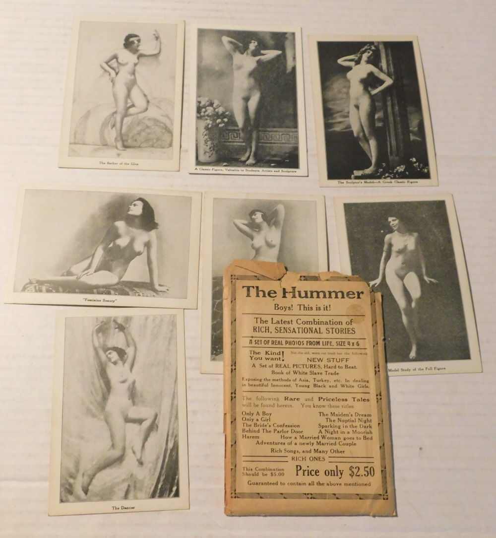 A SET OF 7 PHOTOGRAPHS OF FEMALE NUDES: 