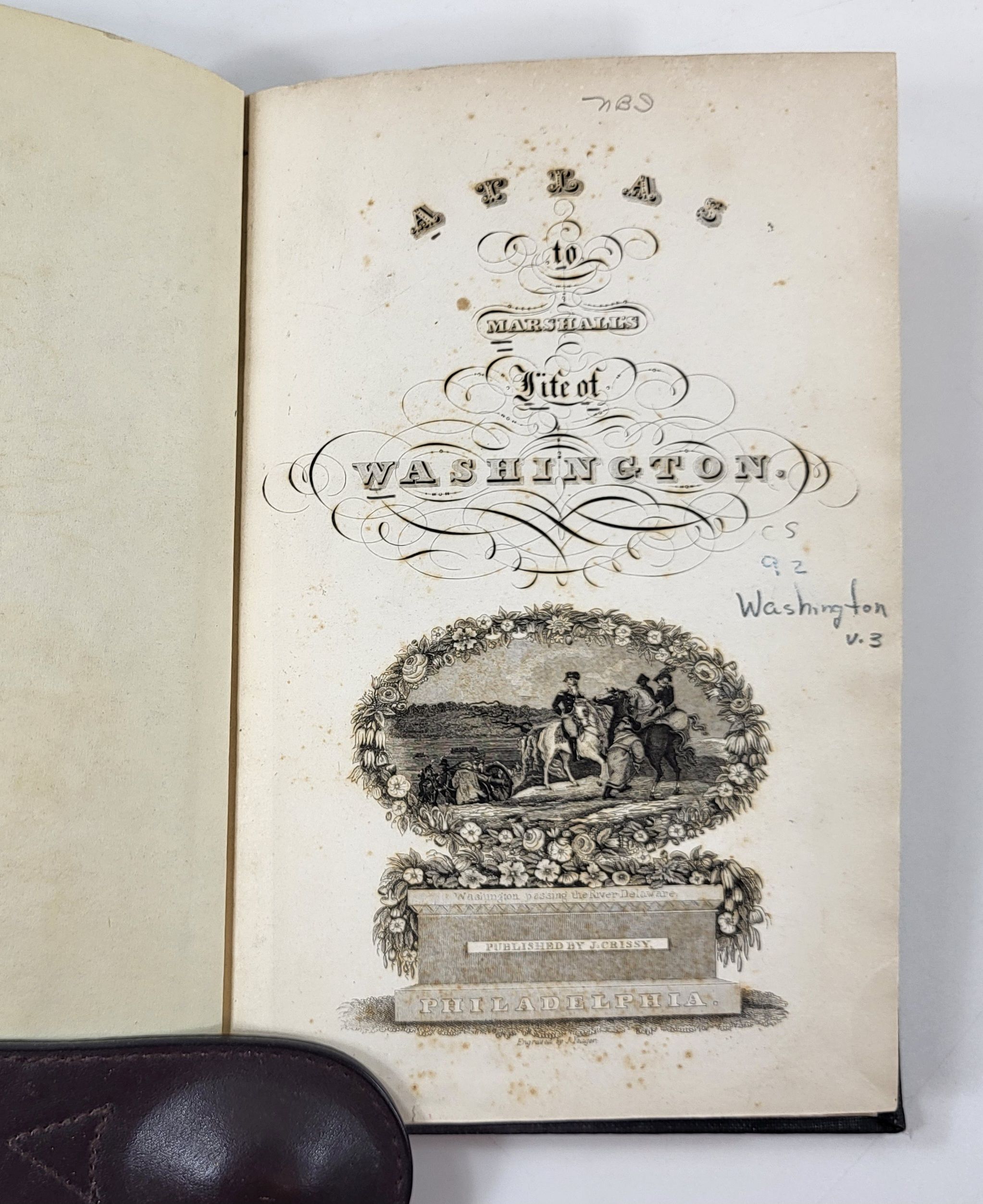 Atlas to Marshall's Life of Washington