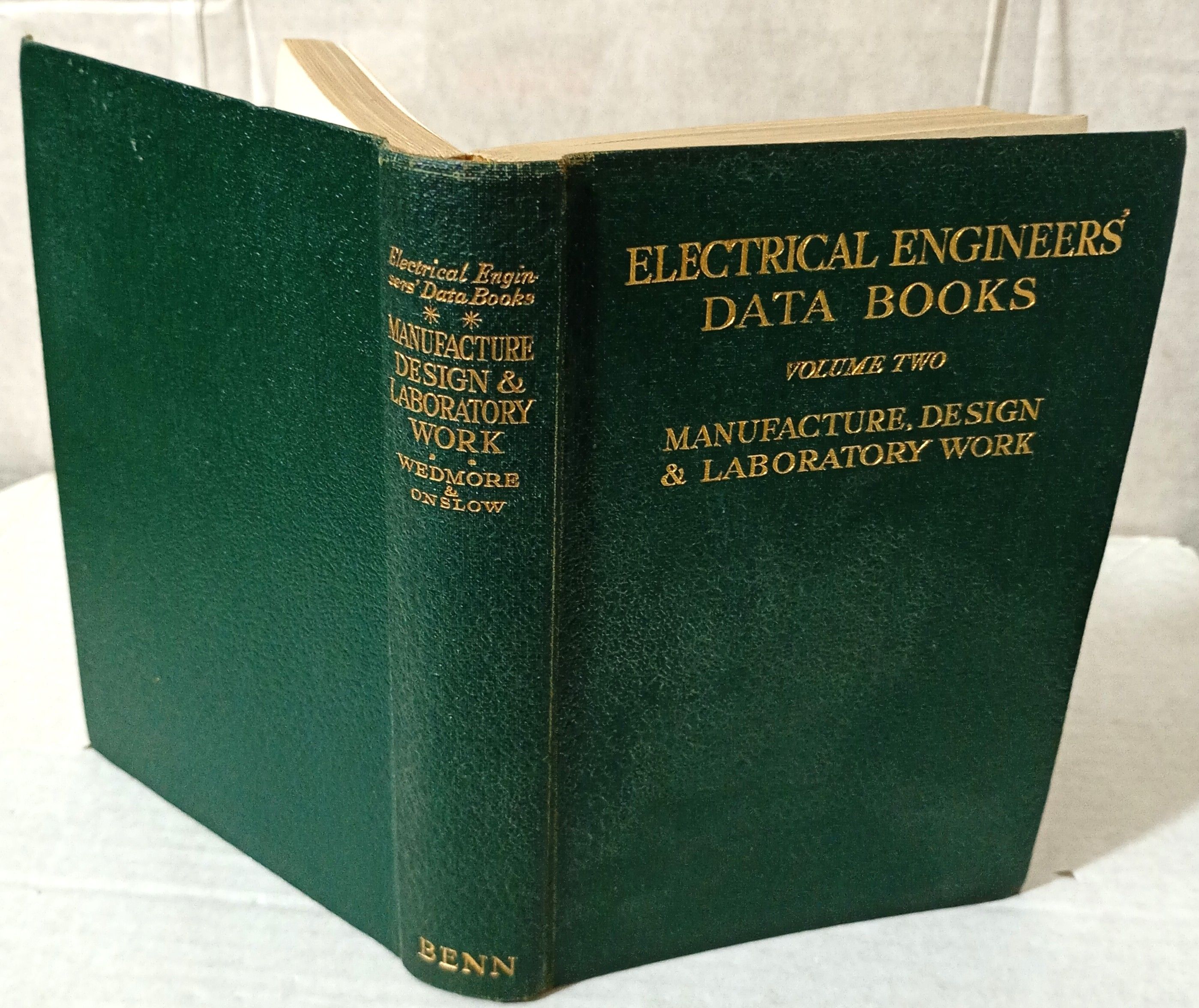 Electrical Engineers' Data Books Volume 2 Manufacture Design and Laboratory Work