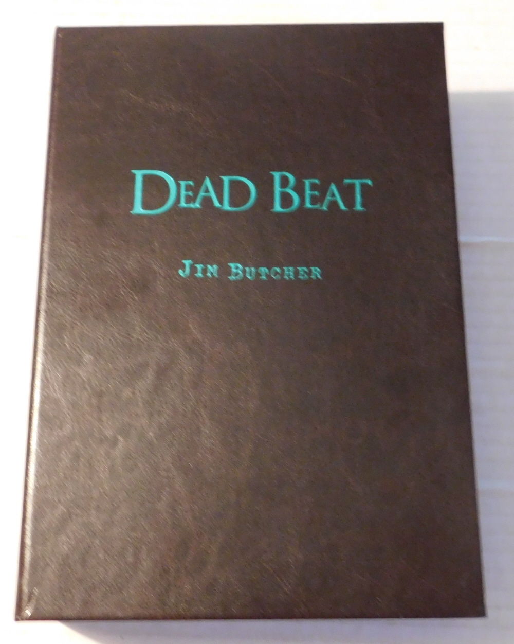 DEAD BEAT. A Novel of the Dresden Files. [LIMITED EDITION OF 26 COPIES SIGNED BY JIM BUTCHER].
