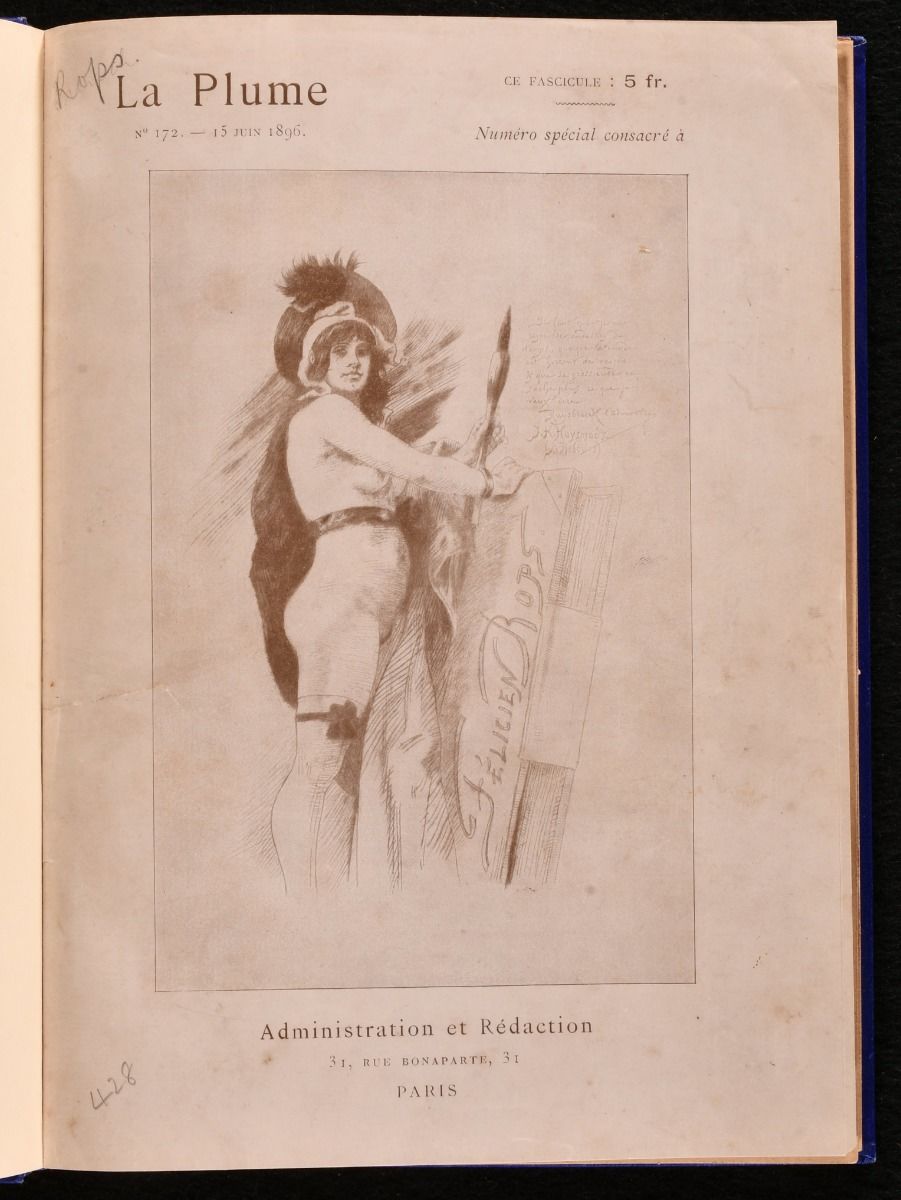 Karl Boes [ed.] - La Plume, 172 Numero Special Consacre a Felicien Rops