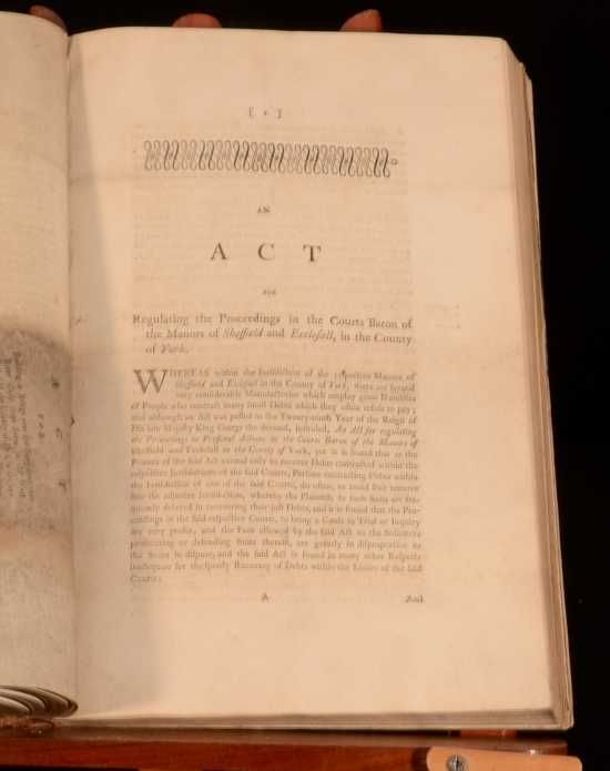 Various Contributors - A Collection of Acts for York and Yorkshire