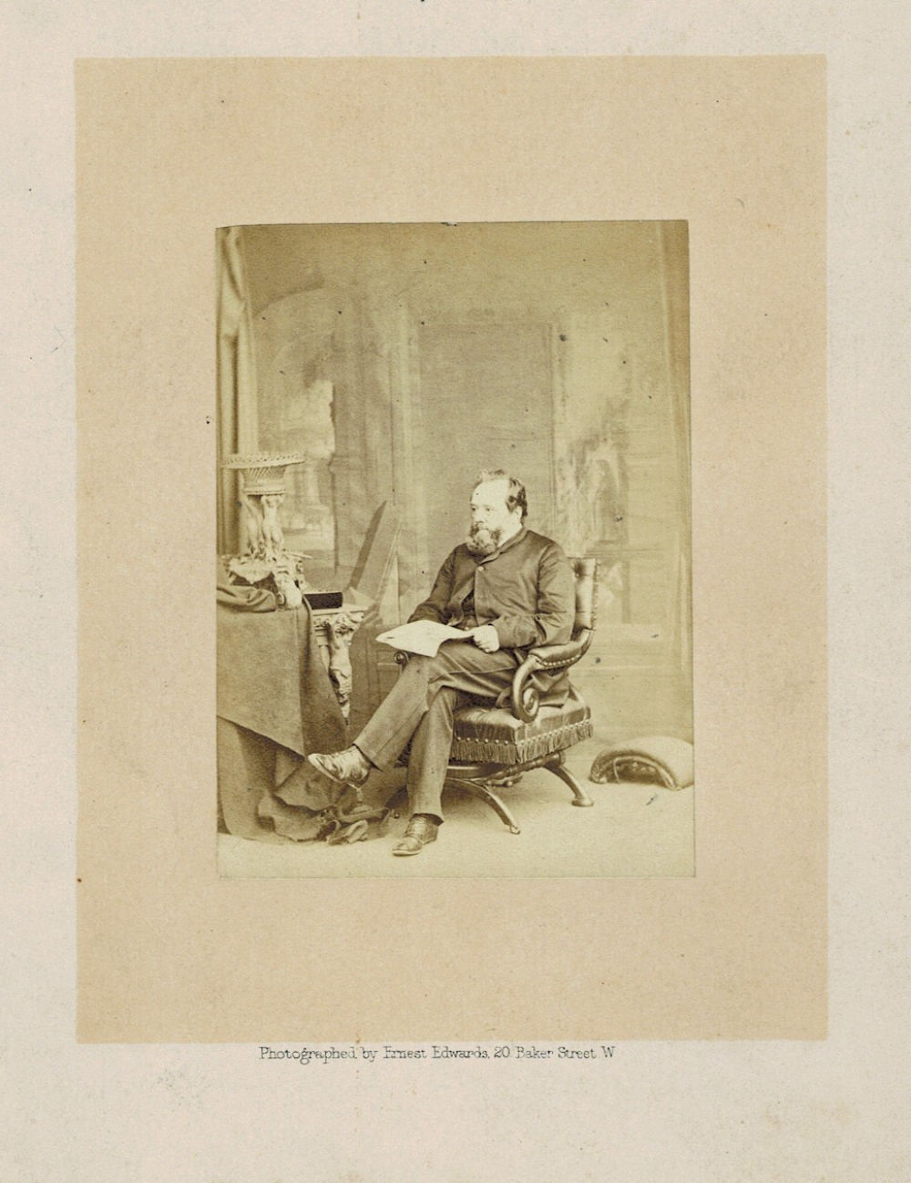 Image for ORIGINAL SEPIA-TONED PHOTOGRAPH of the English Surgeon and Naturalist EDWIN LANKESTER by the Photographer ERNEST EDWARDS. ORIGINAL SEPIA-TONED PHOTOGRAPH of the English Surgeon and Naturalist EDWIN LANKESTER by the Photographer ERNEST EDWARDS.